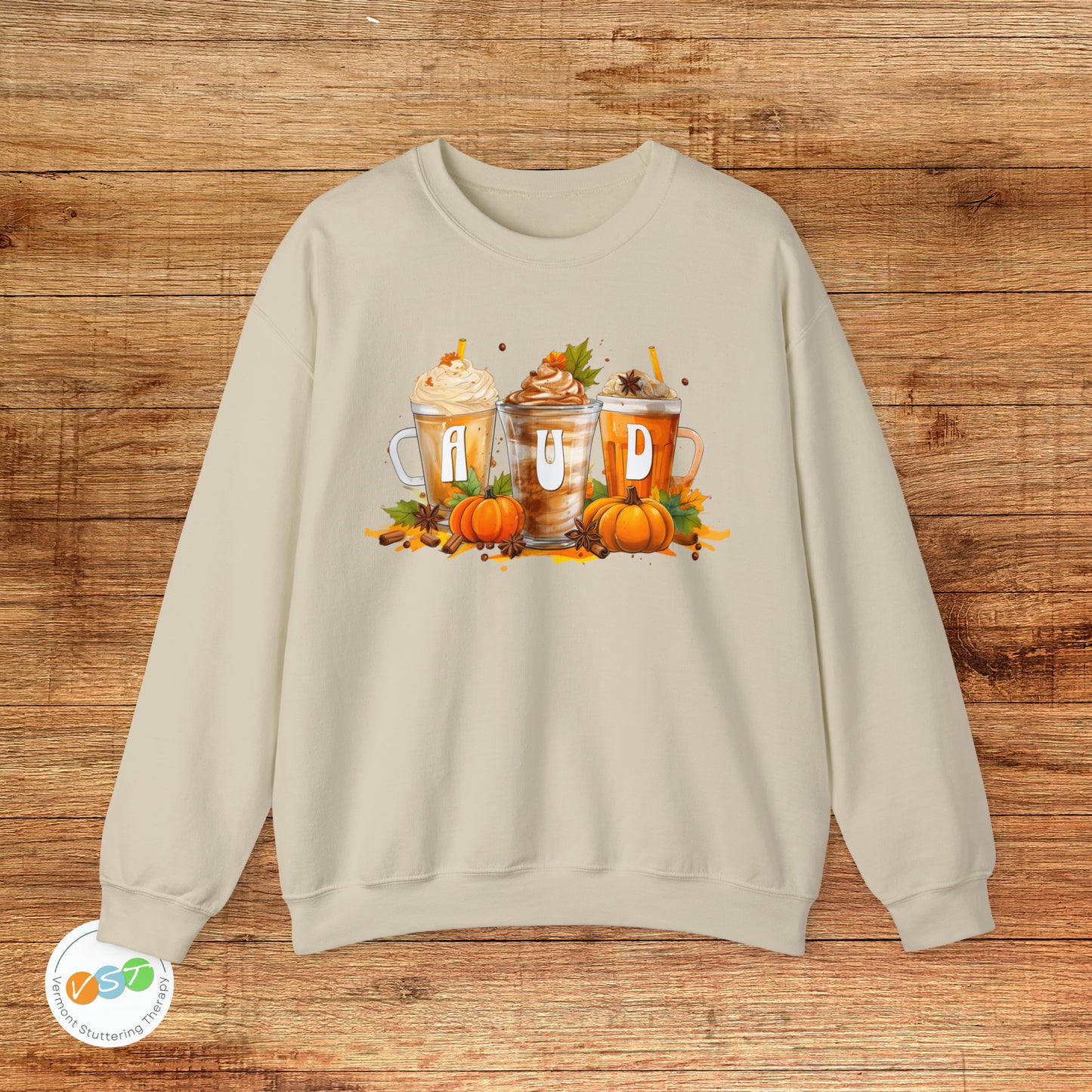 AUD Fall Pumpkin Latte Coffee Sweatshirt Gift