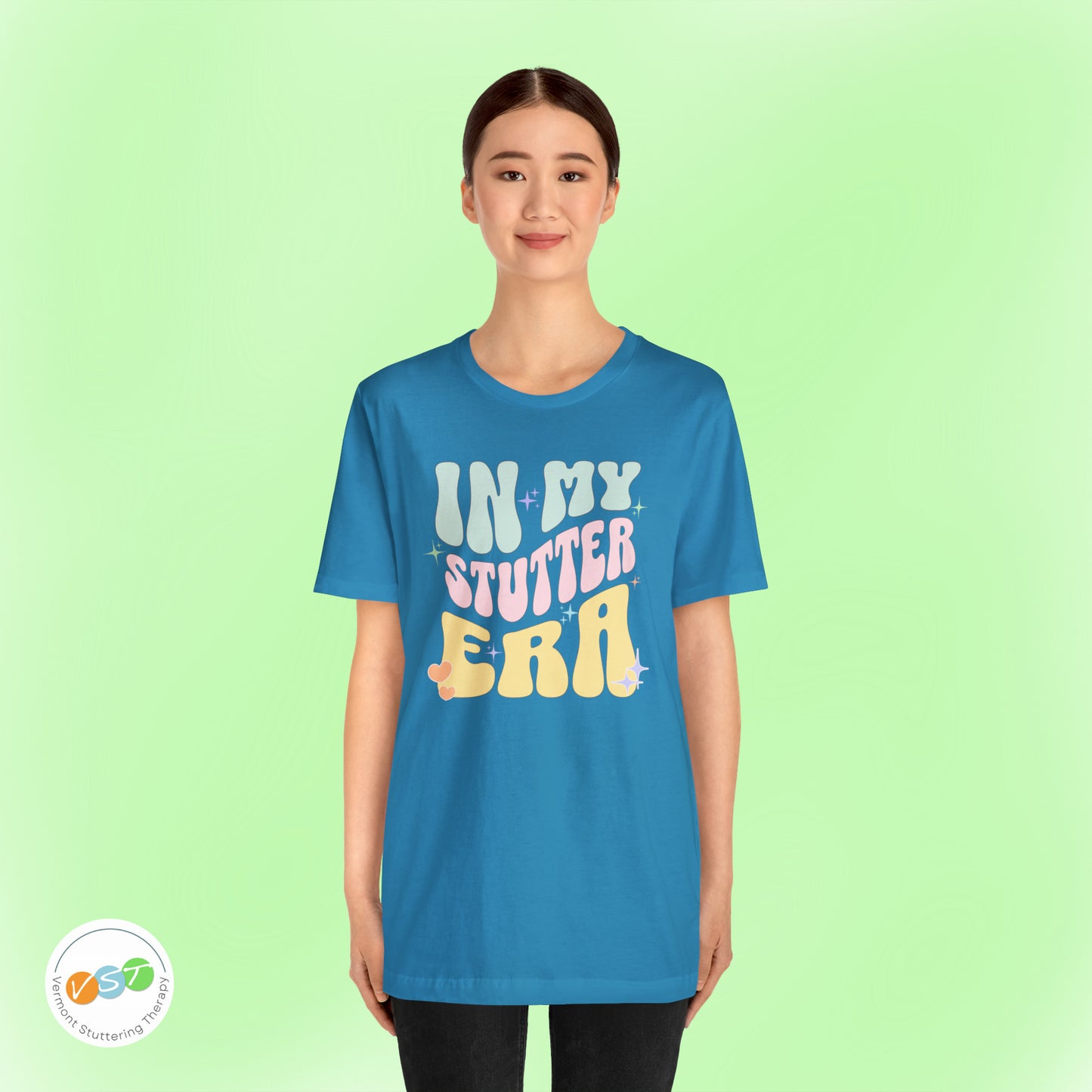 In My Stutter Era Pastel Retro T-shirt