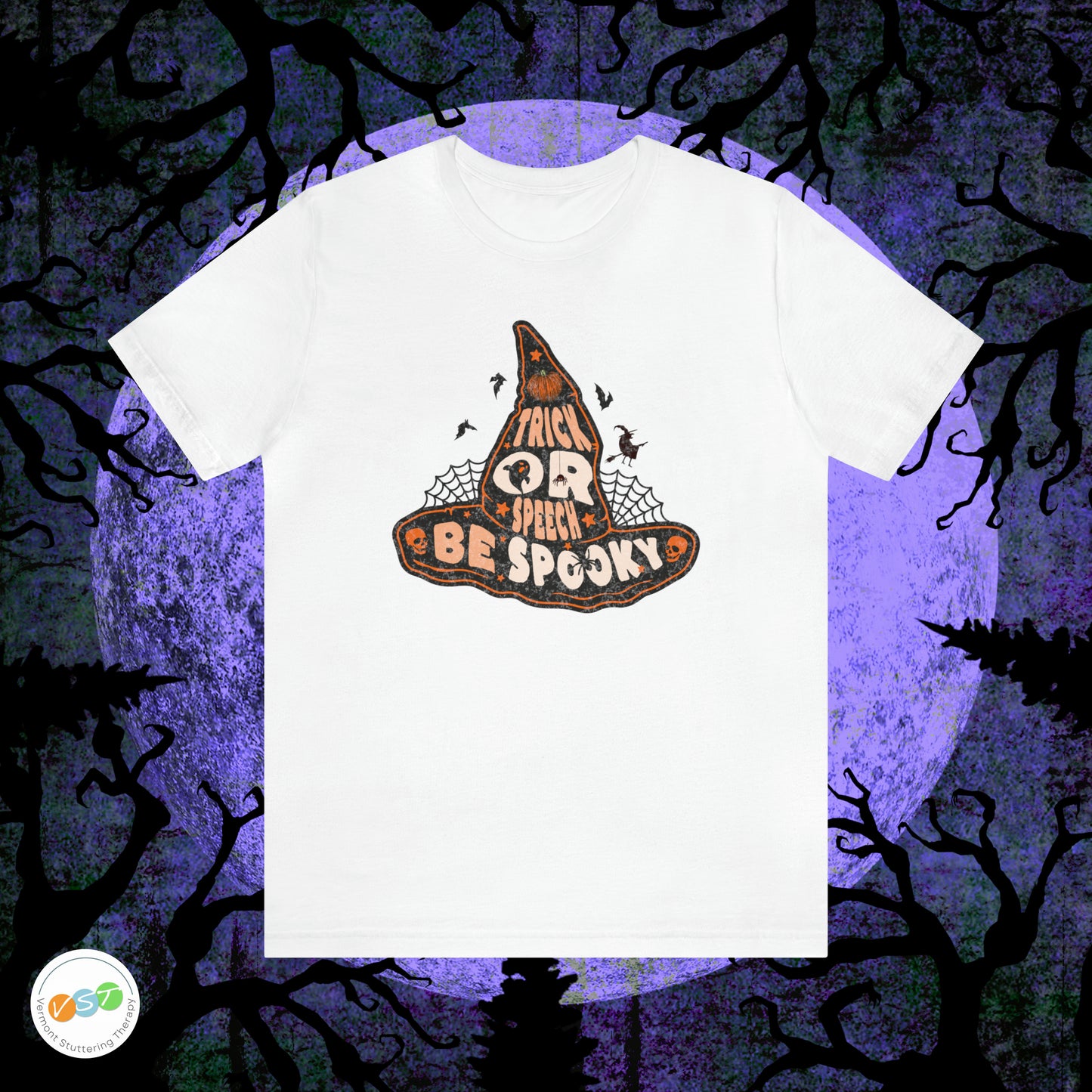 Trick or Speech Witch Hat SLP SLPA Halloween Shirt