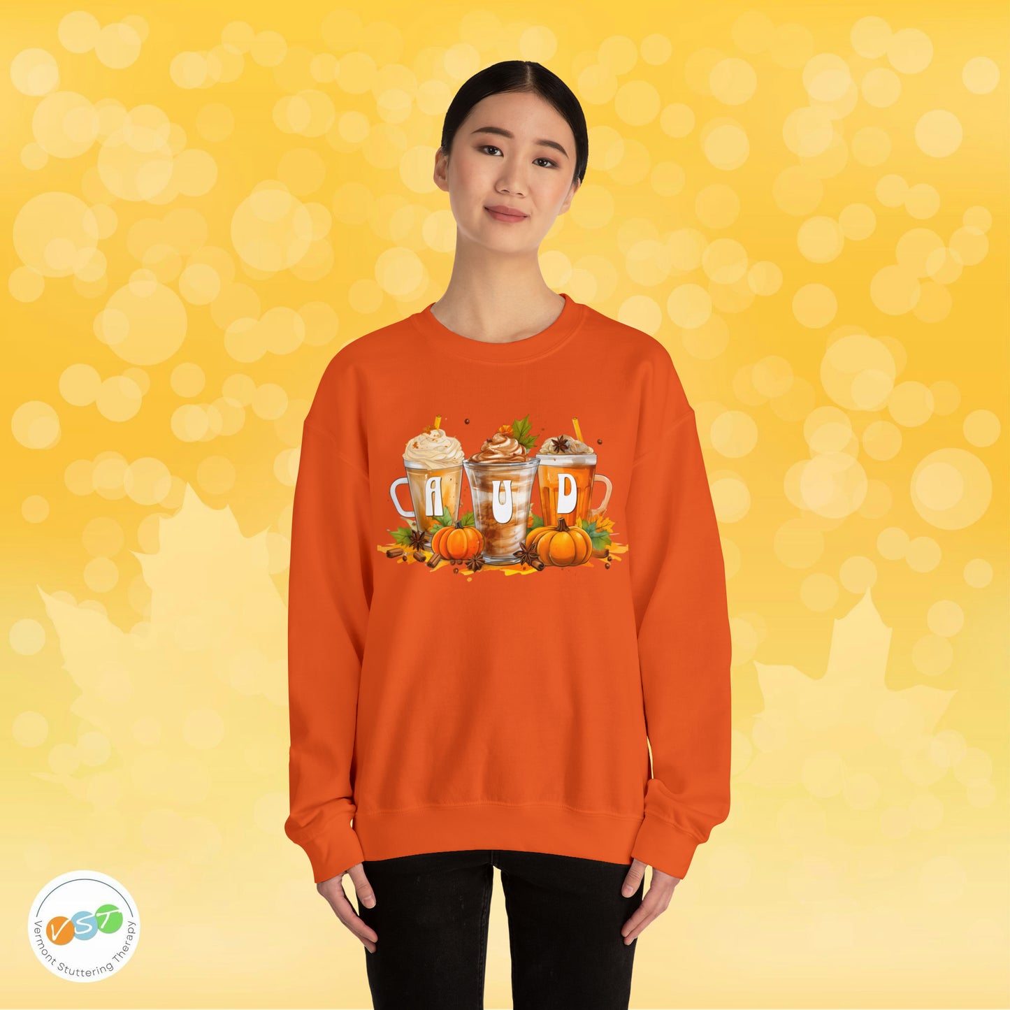 AUD Fall Pumpkin Latte Coffee Sweatshirt Gift