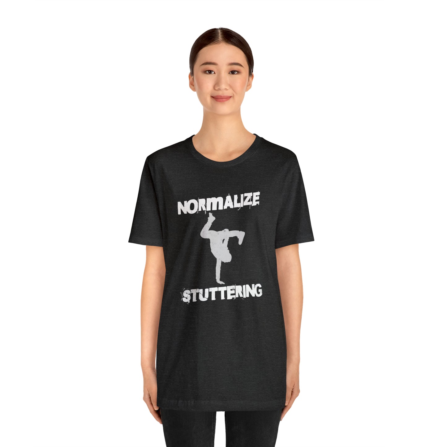 Normalize Stuttering Breakdancer Grunge Tshirt