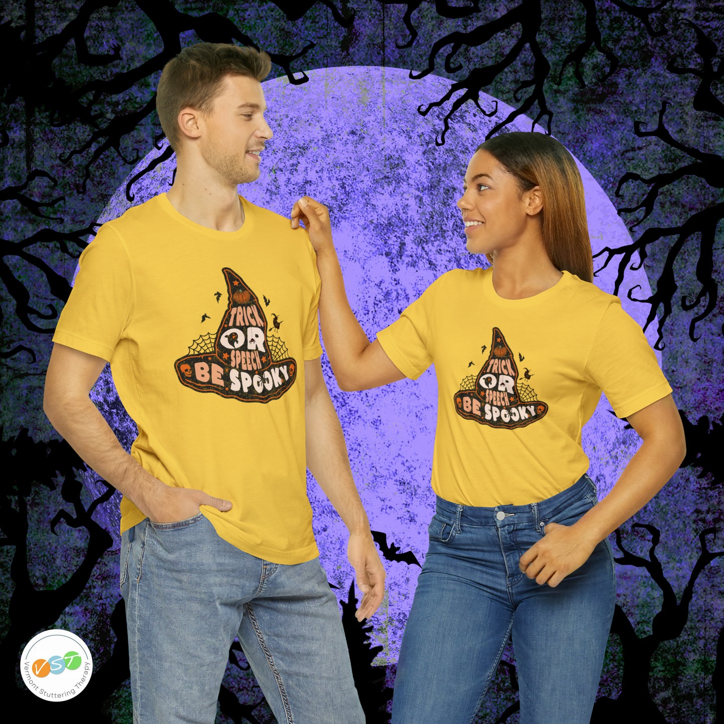 Trick or Speech Witch Hat SLP SLPA Halloween Shirt