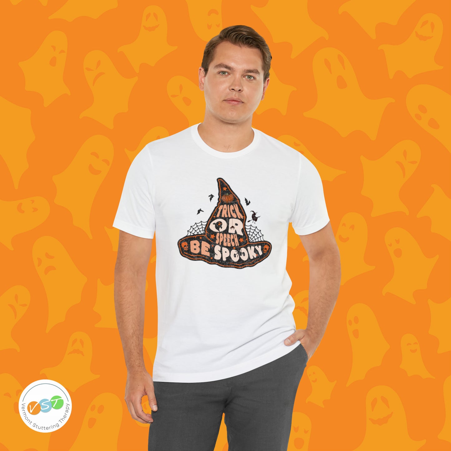 Trick or Speech Witch Hat SLP SLPA Halloween Shirt