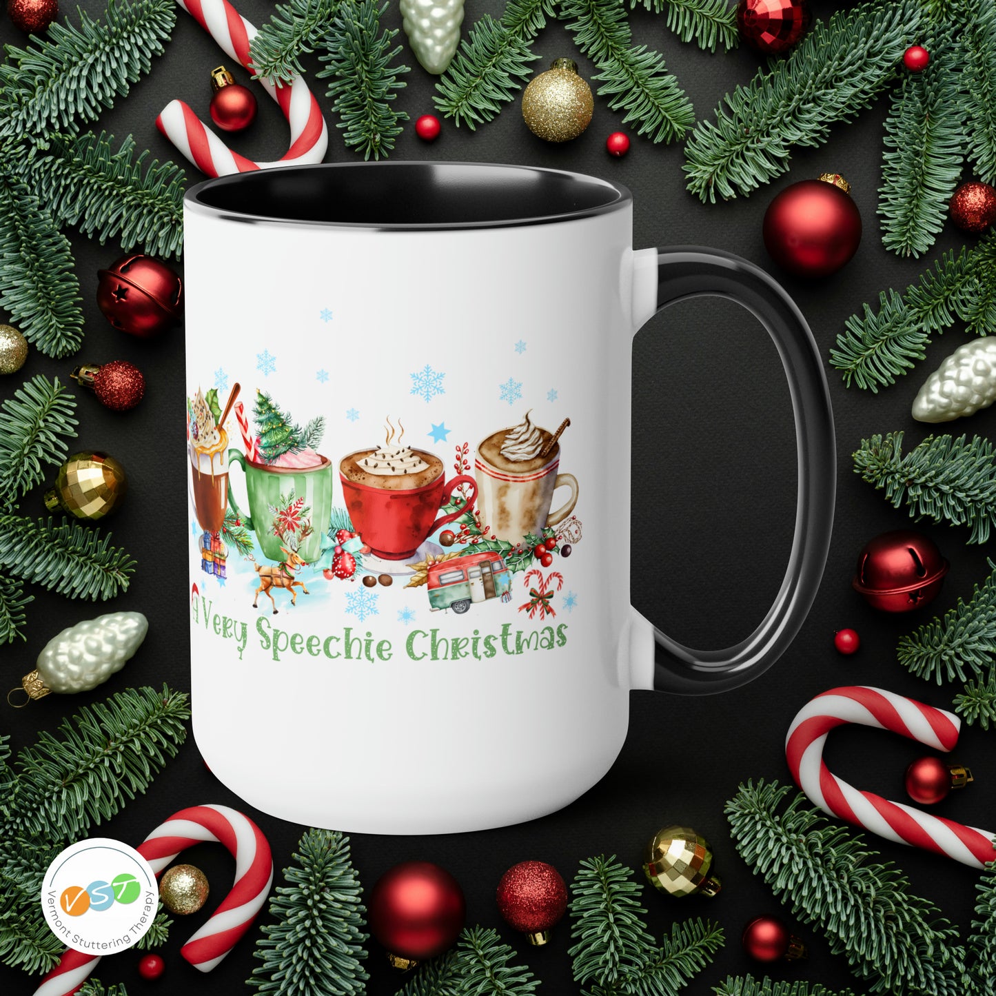 A Very Speechie Christmas Coffee Mug Gift for SLP