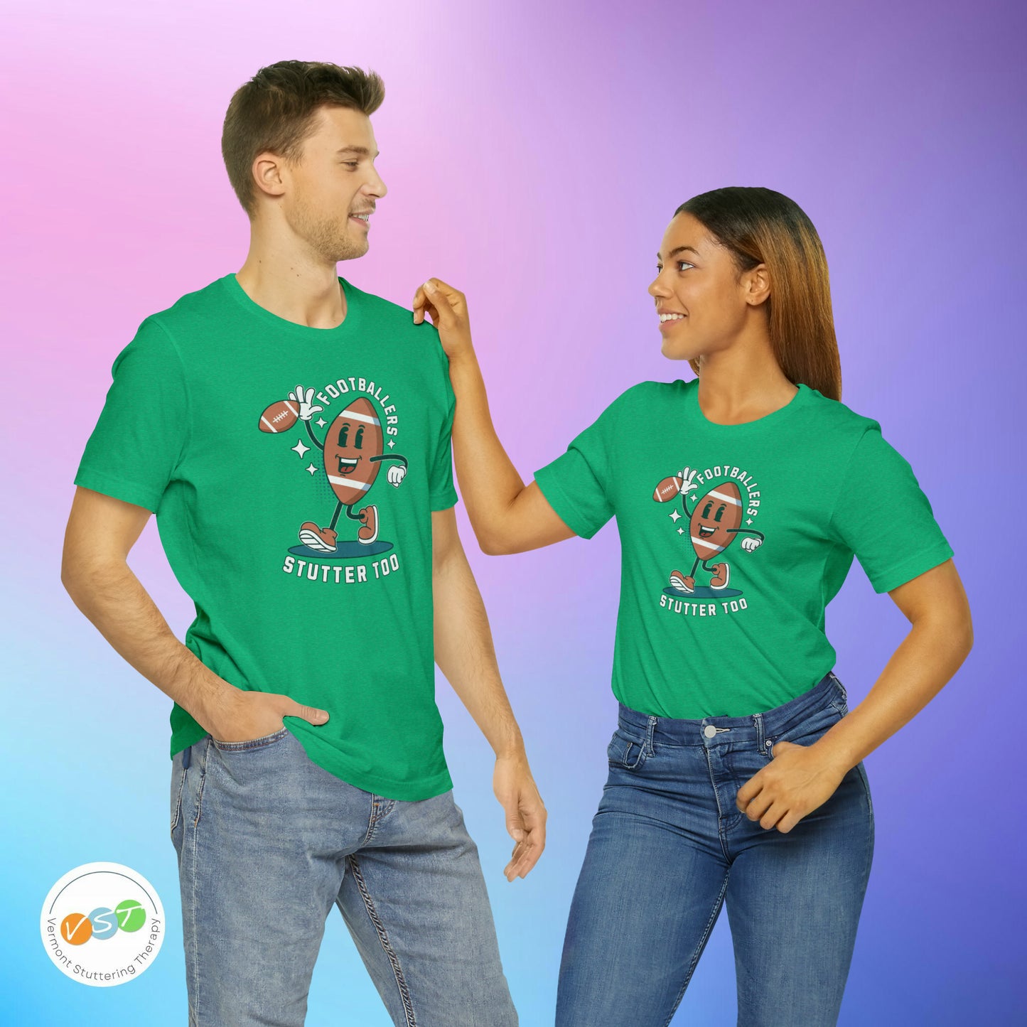Footballers Stutter Too Retro T-shirt