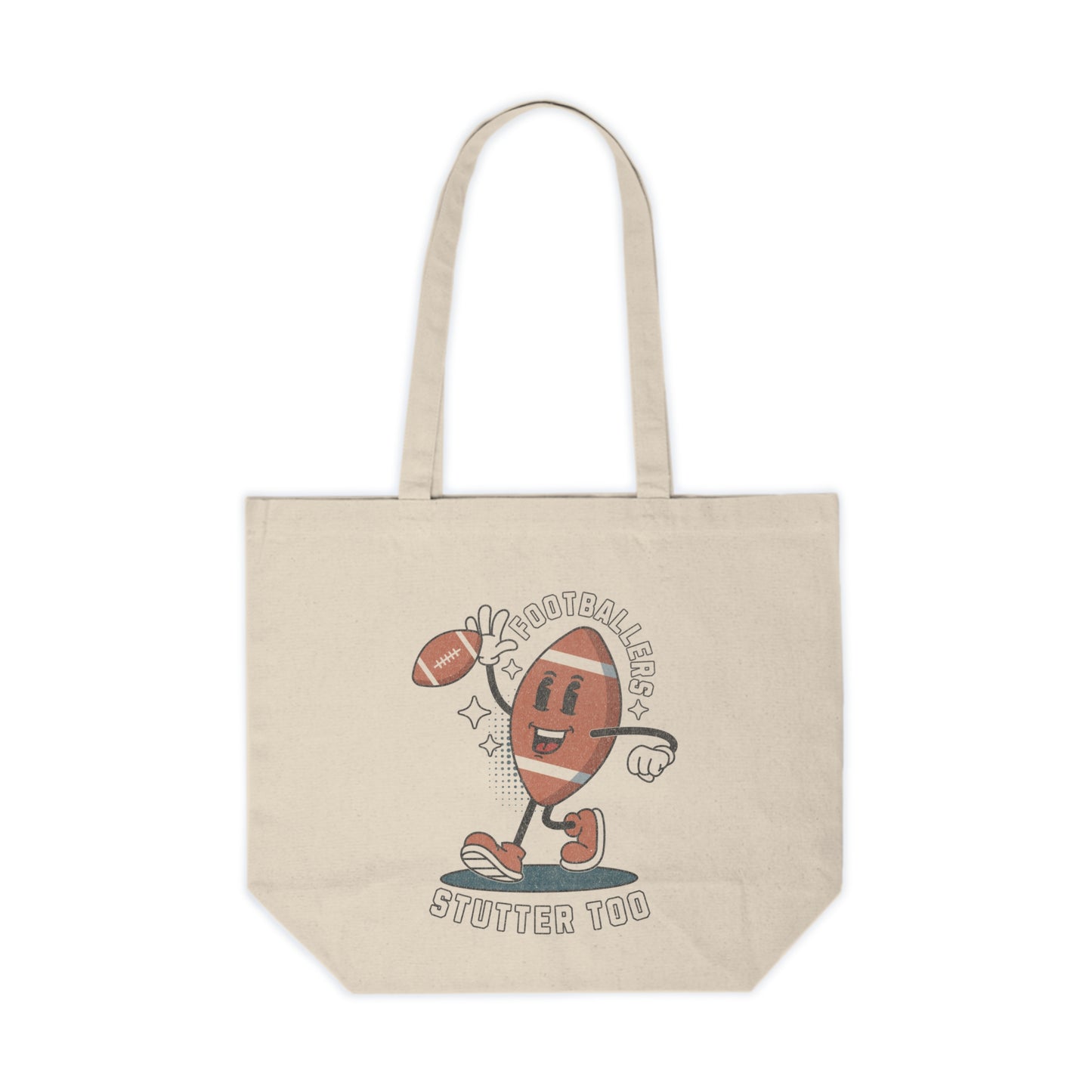Footballers Stutter Too Canvas Tote