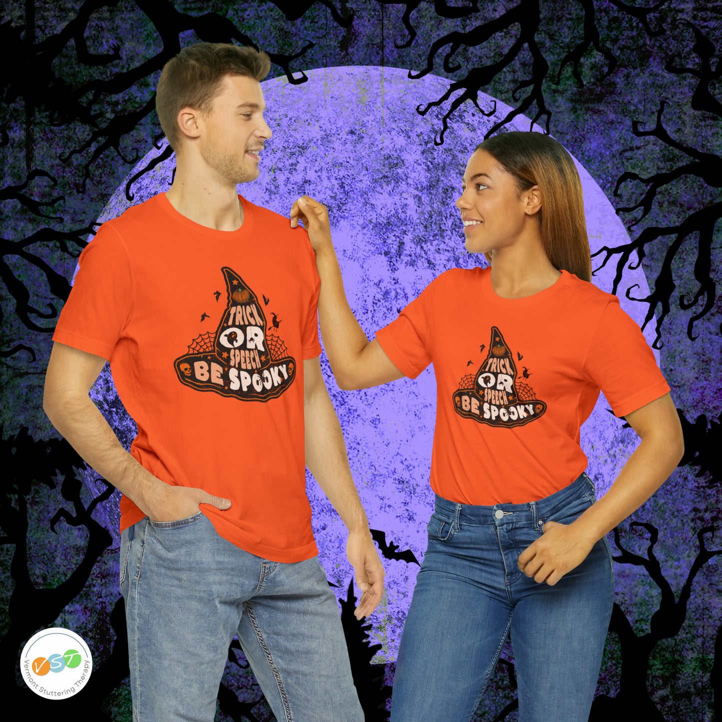 Trick or Speech Witch Hat SLP SLPA Halloween Shirt