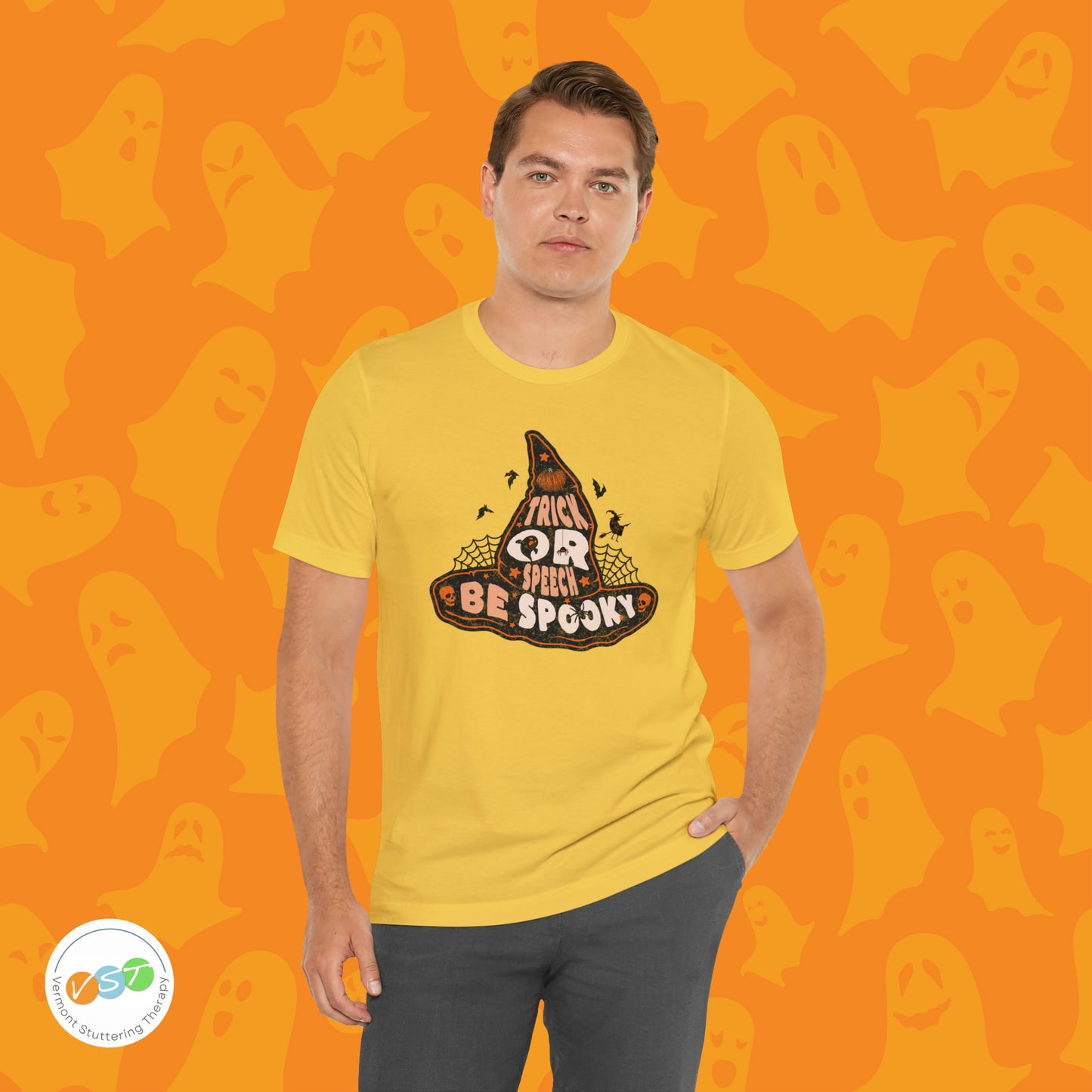 Trick or Speech Witch Hat SLP SLPA Halloween Shirt