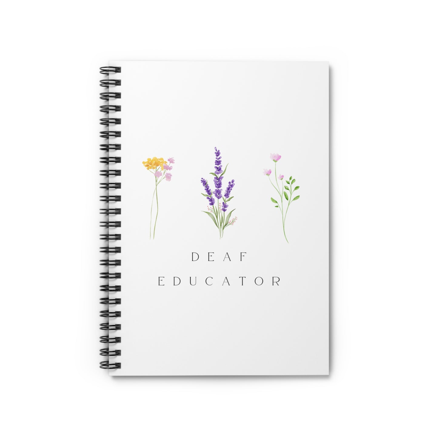 Deaf Educator Notebook - Spiral Ruled