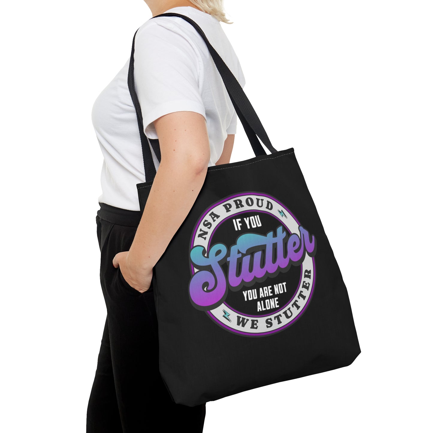 NSA Conference We Stutter If You Stutter You Are Note Alone - Tote Bag