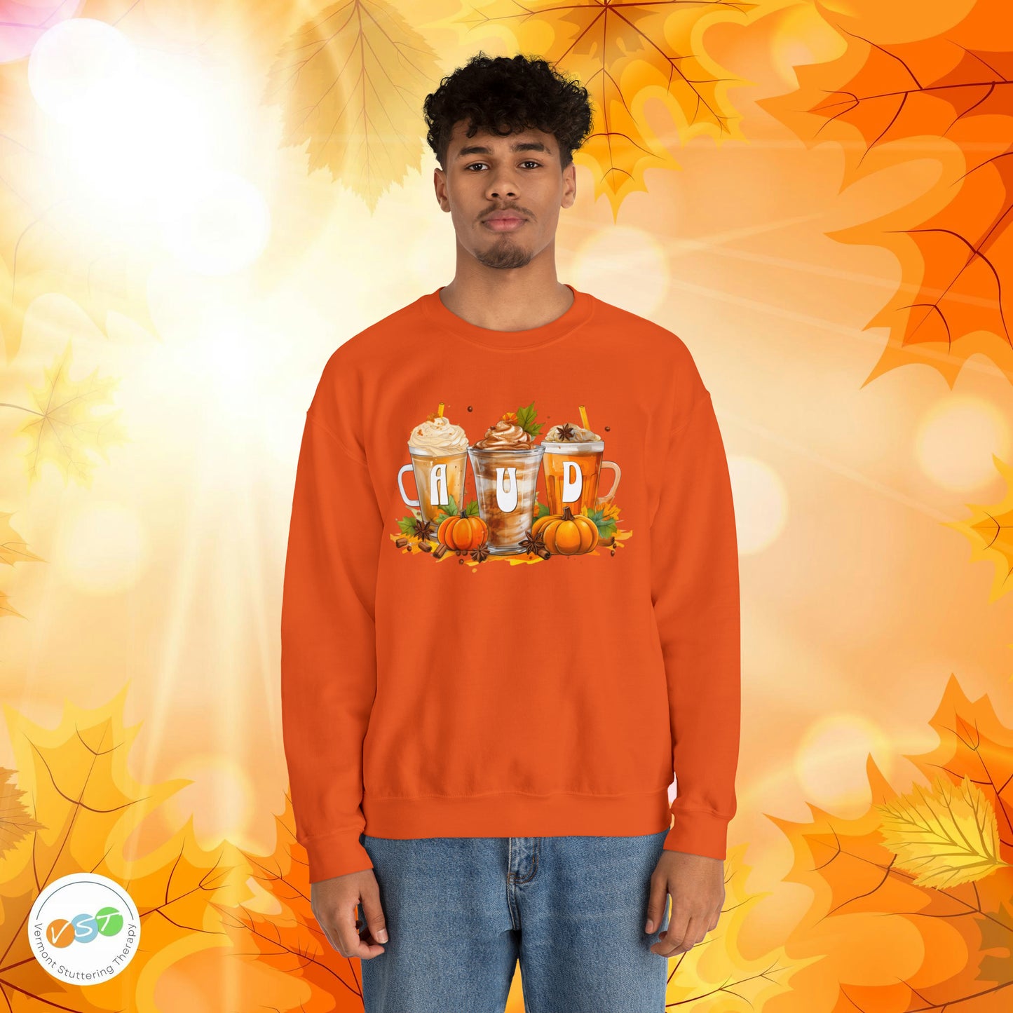 AUD Fall Pumpkin Latte Coffee Sweatshirt Gift