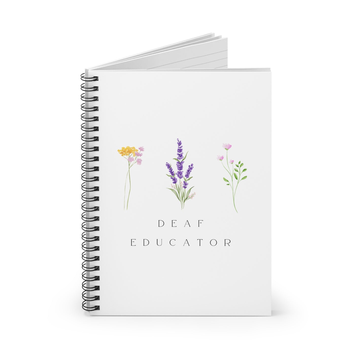 Deaf Educator Notebook - Spiral Ruled