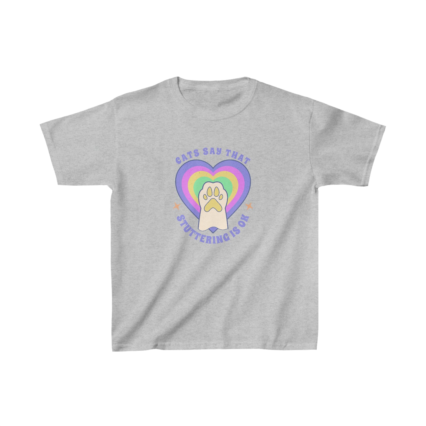 Cats Say that Stuttering Is OK Kids Tshirt