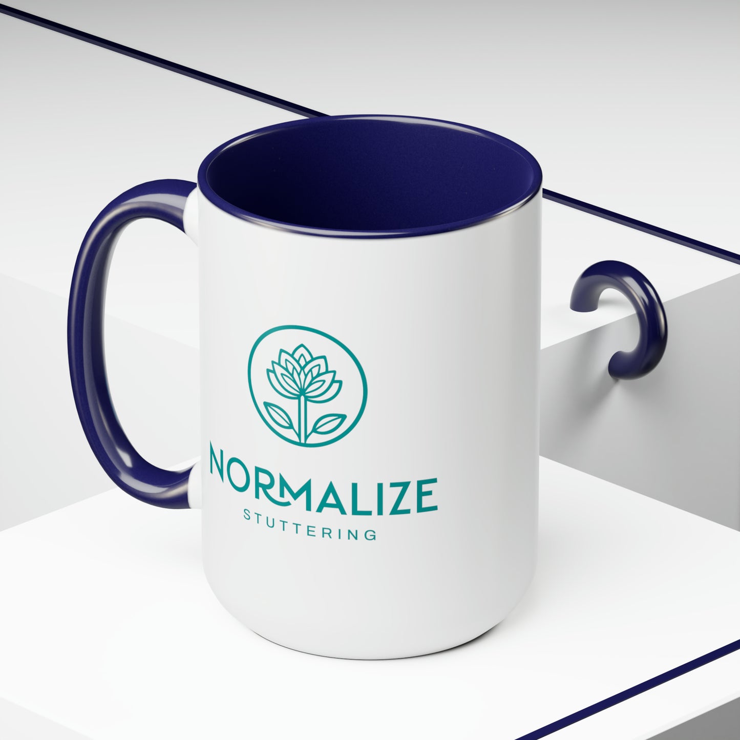 Normalize Stuttering Zen Mug, 15 oz
