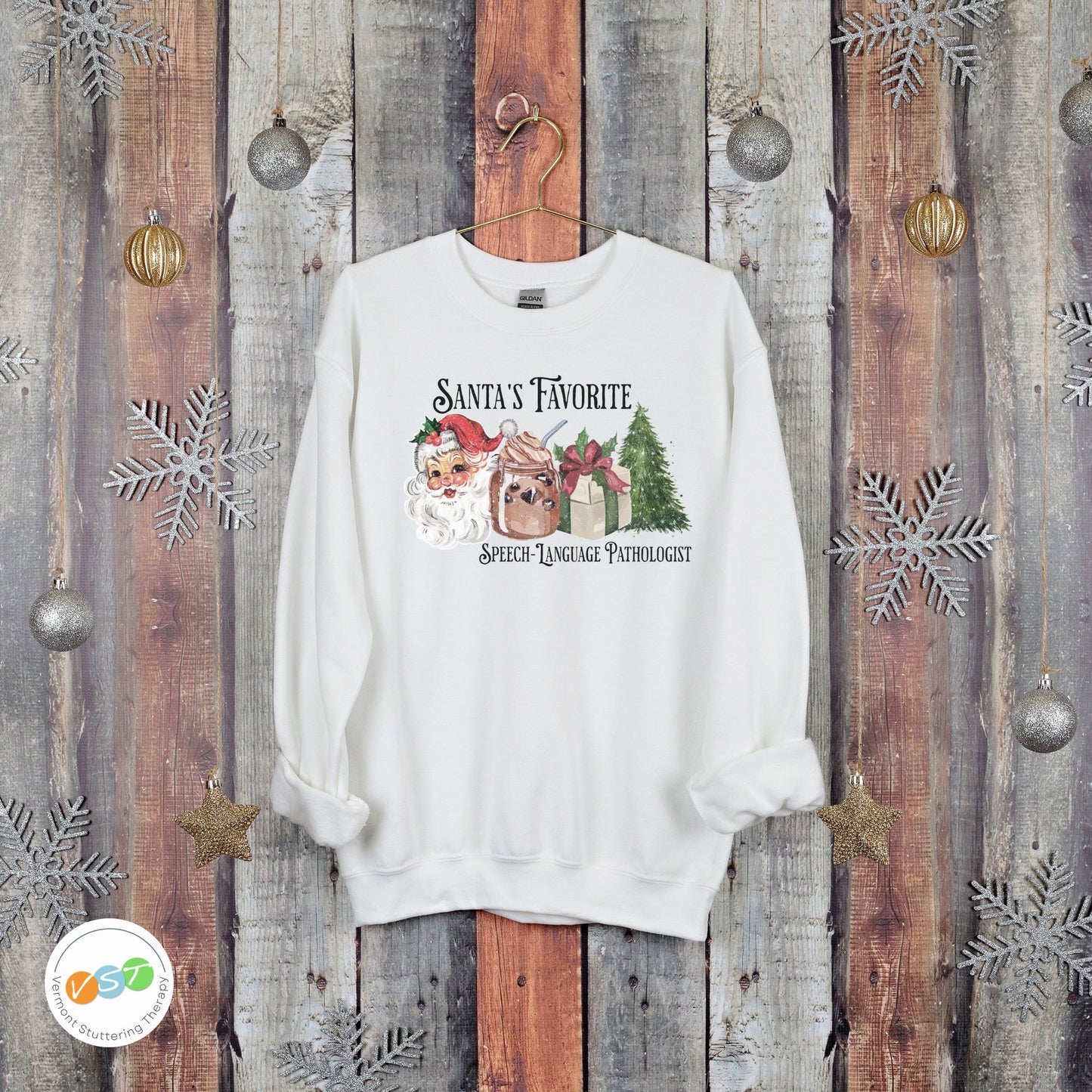 Santa's Favorite SLP Vintage Christmas Sweatshirt