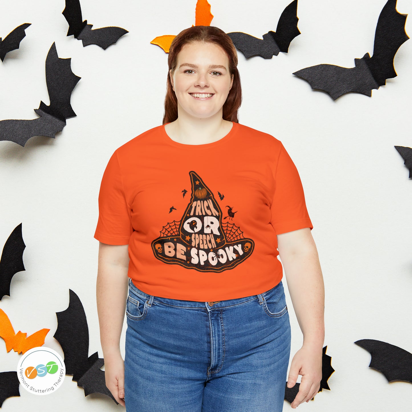 Trick or Speech Witch Hat SLP SLPA Halloween Shirt