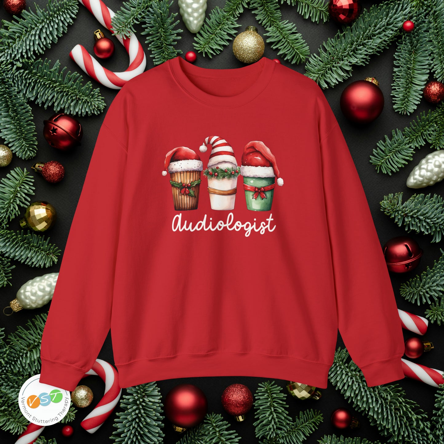 Audiologist Christmas Coffee Sweatshirt