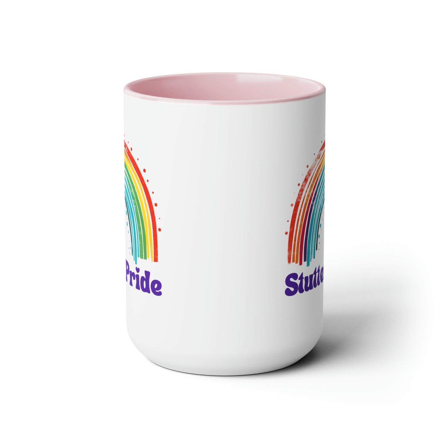 Stutter Pride Rainbow 15oz Mug