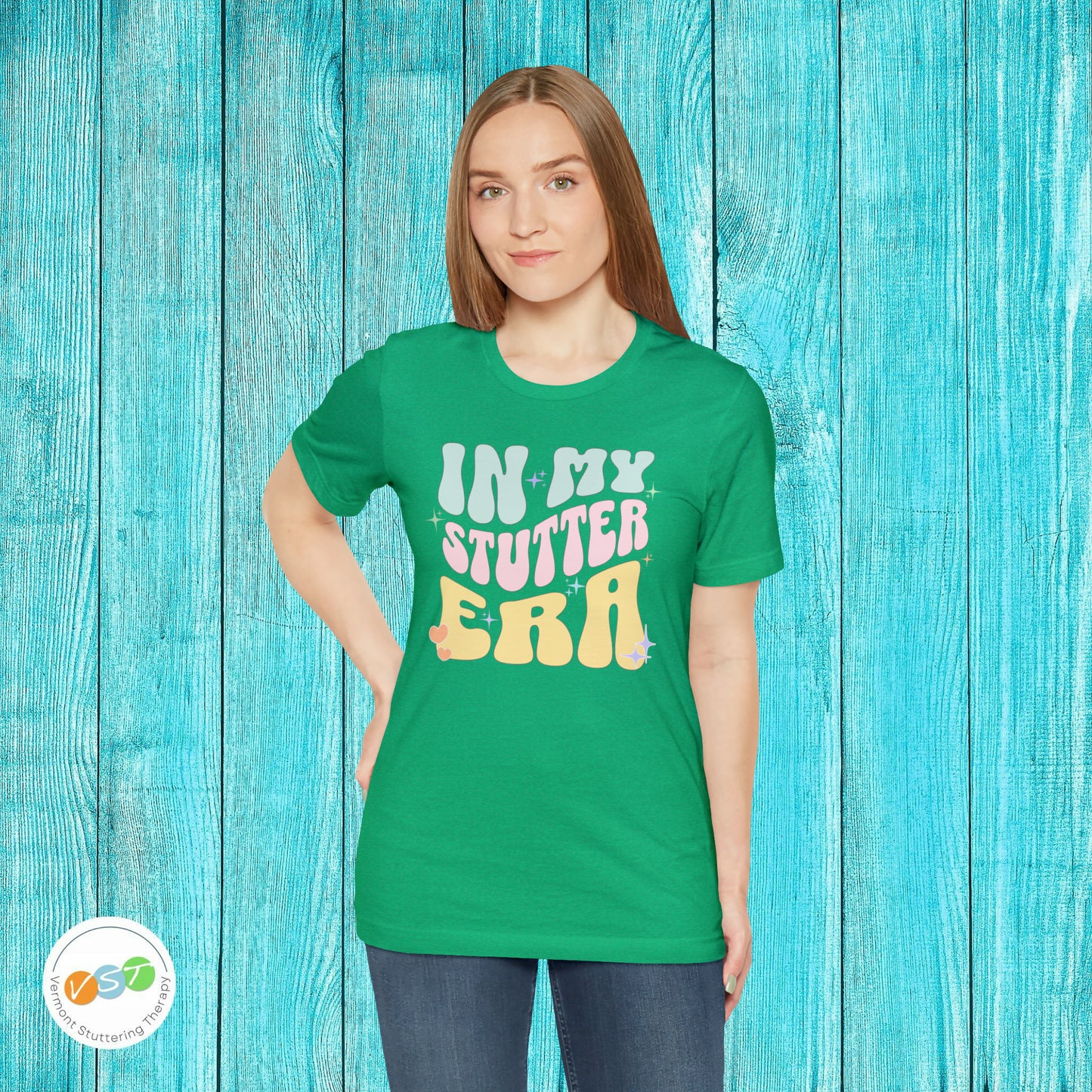 In My Stutter Era Pastel Retro T-shirt