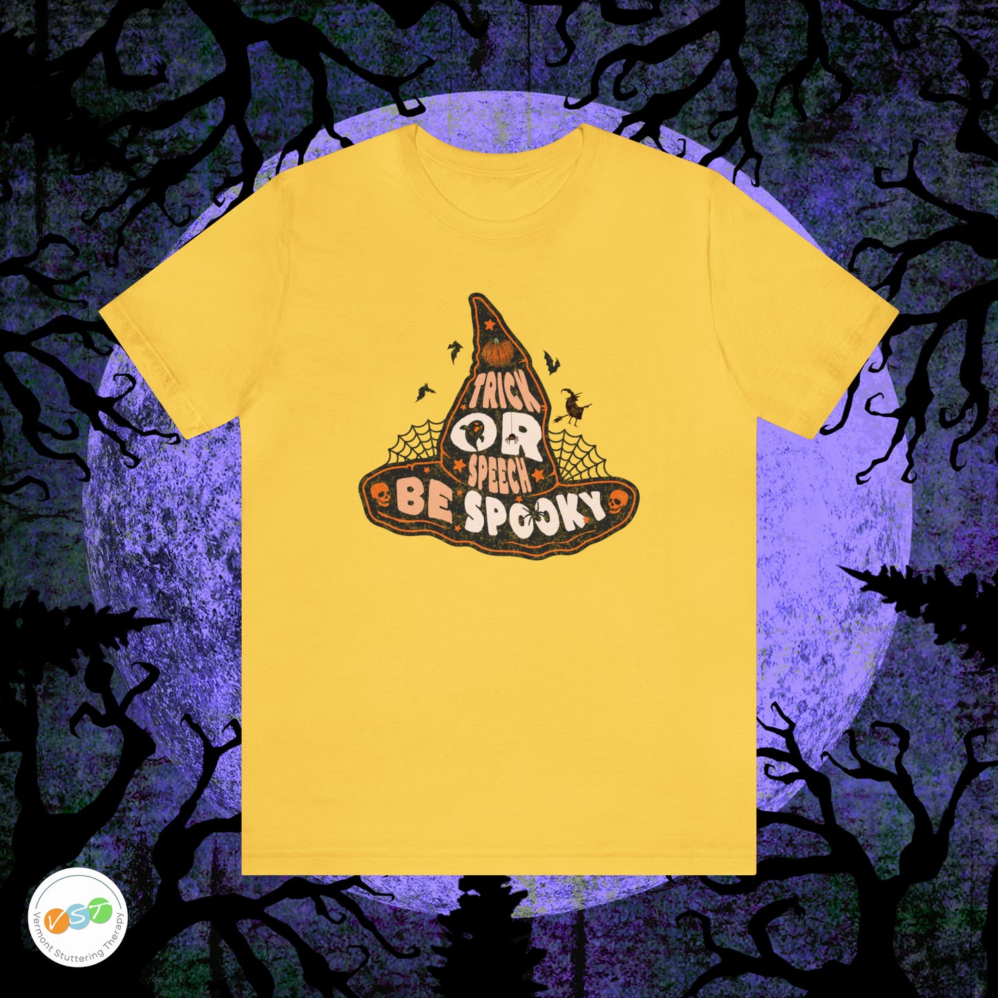 Trick or Speech Witch Hat SLP SLPA Halloween Shirt