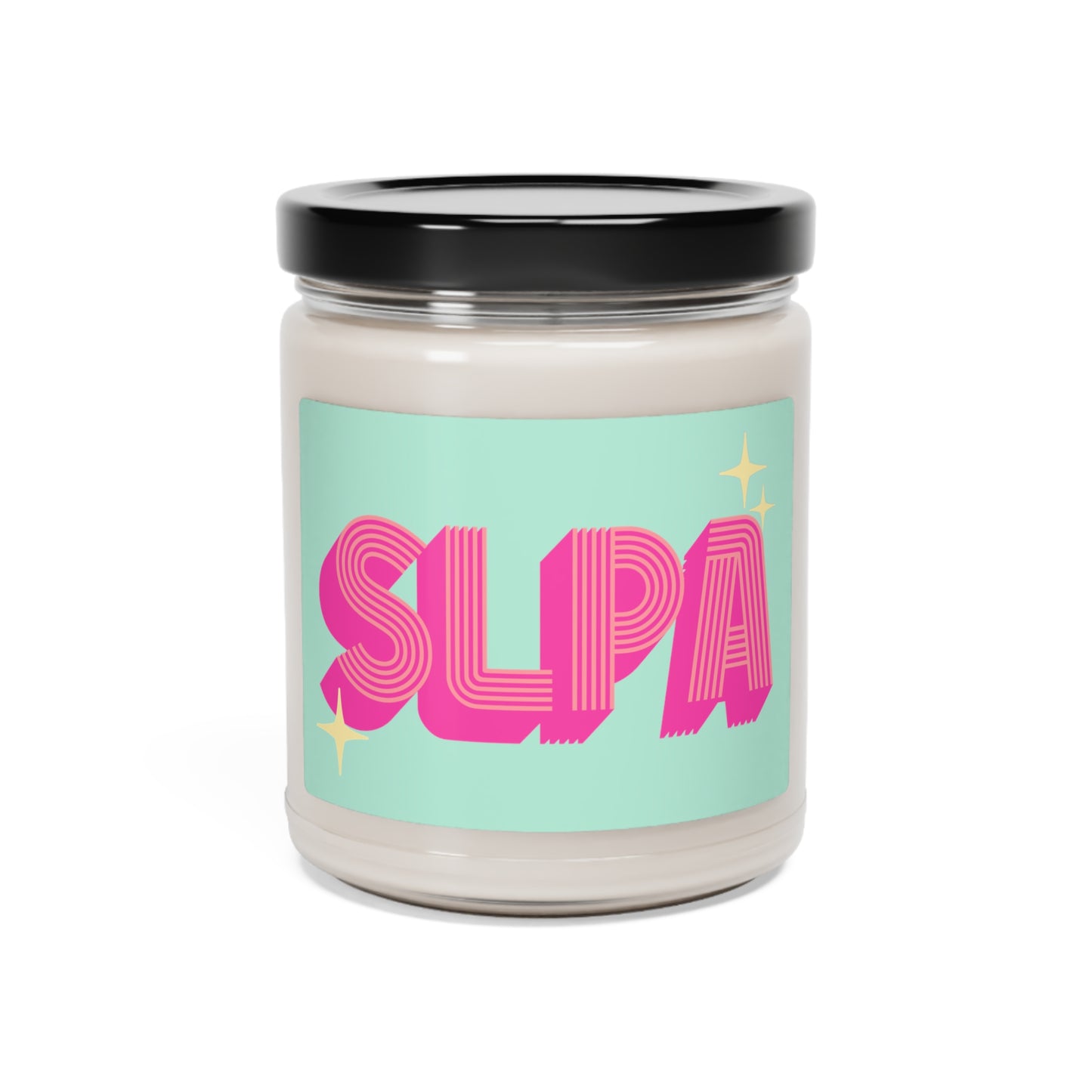 SLPA Retro Scented Soy Candle Gift, 9 oz