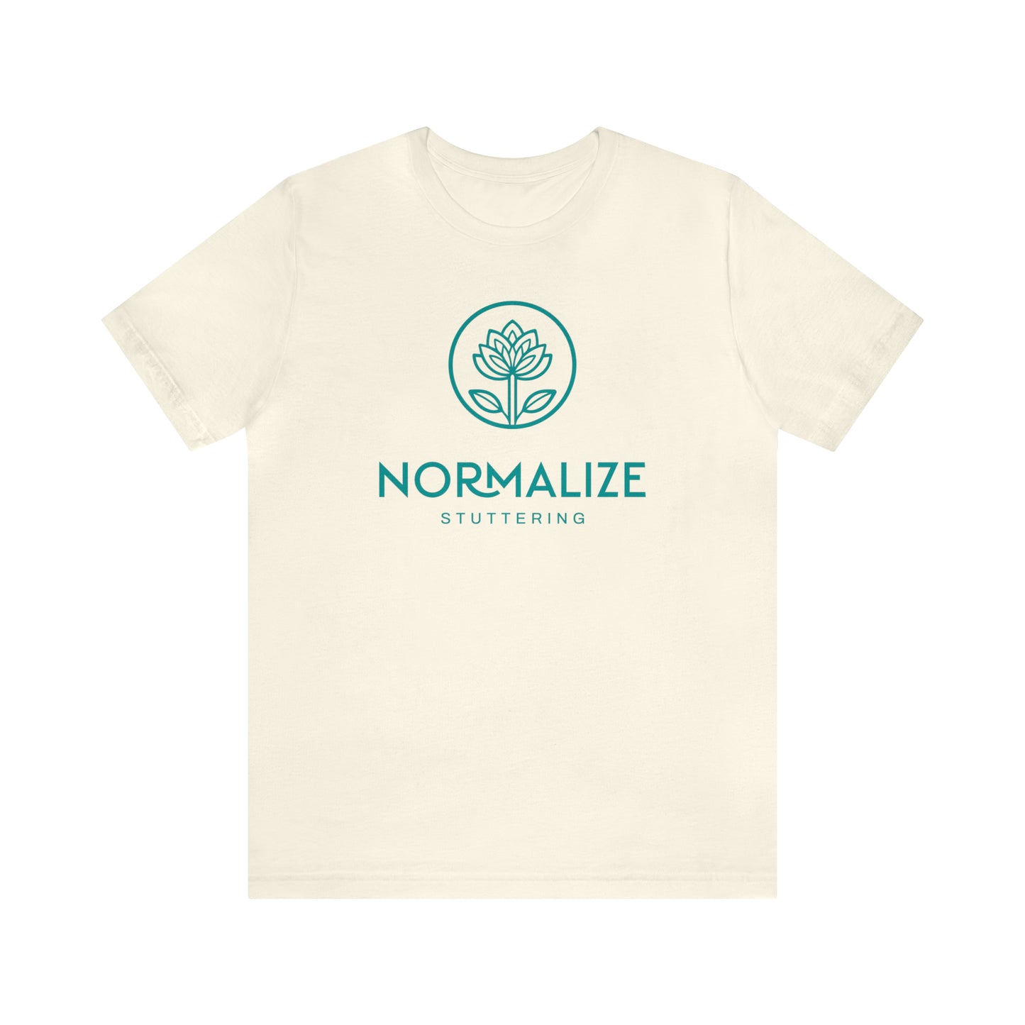 Normalize Stuttering Minimalist Floral Stuttering Shirt