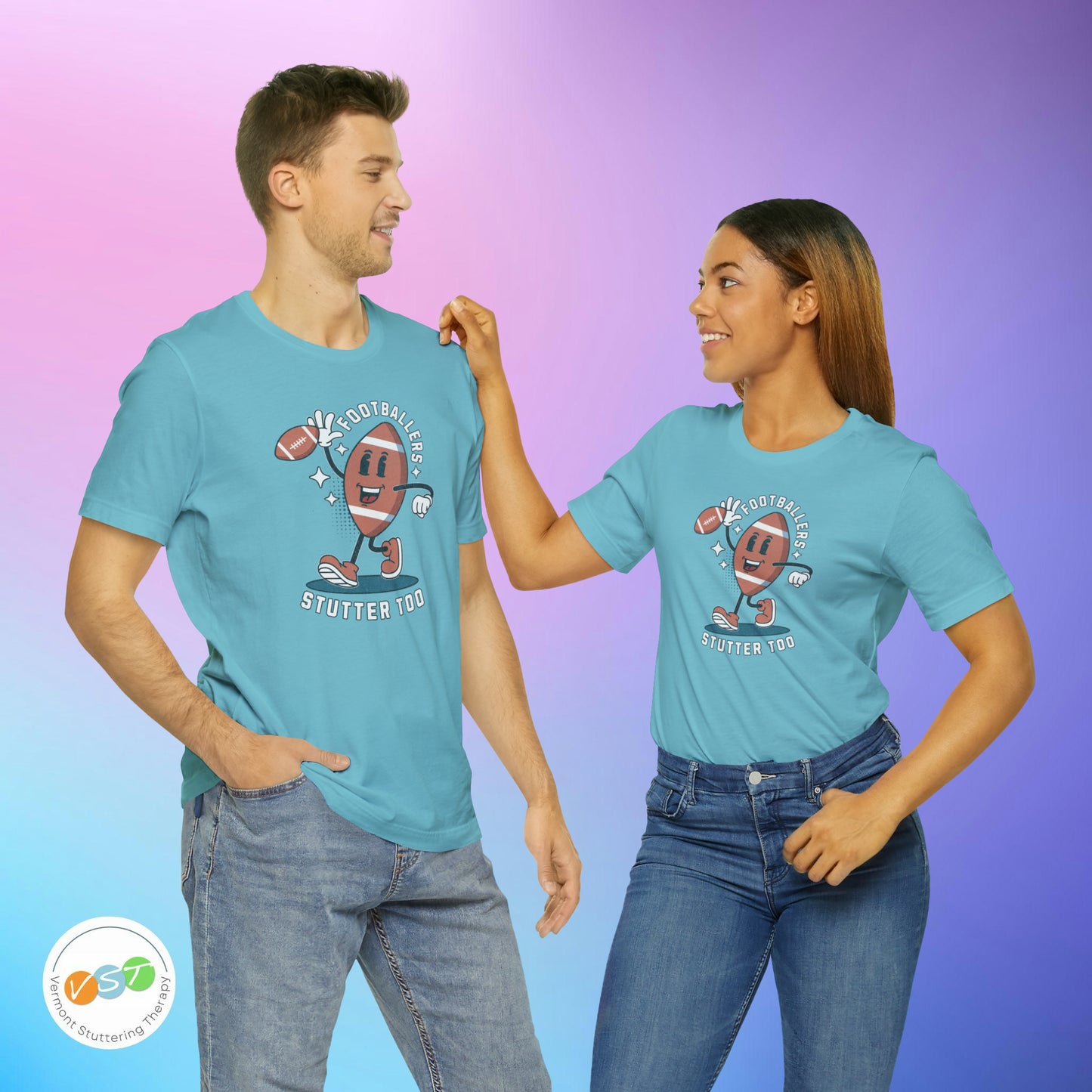 Footballers Stutter Too Retro T-shirt
