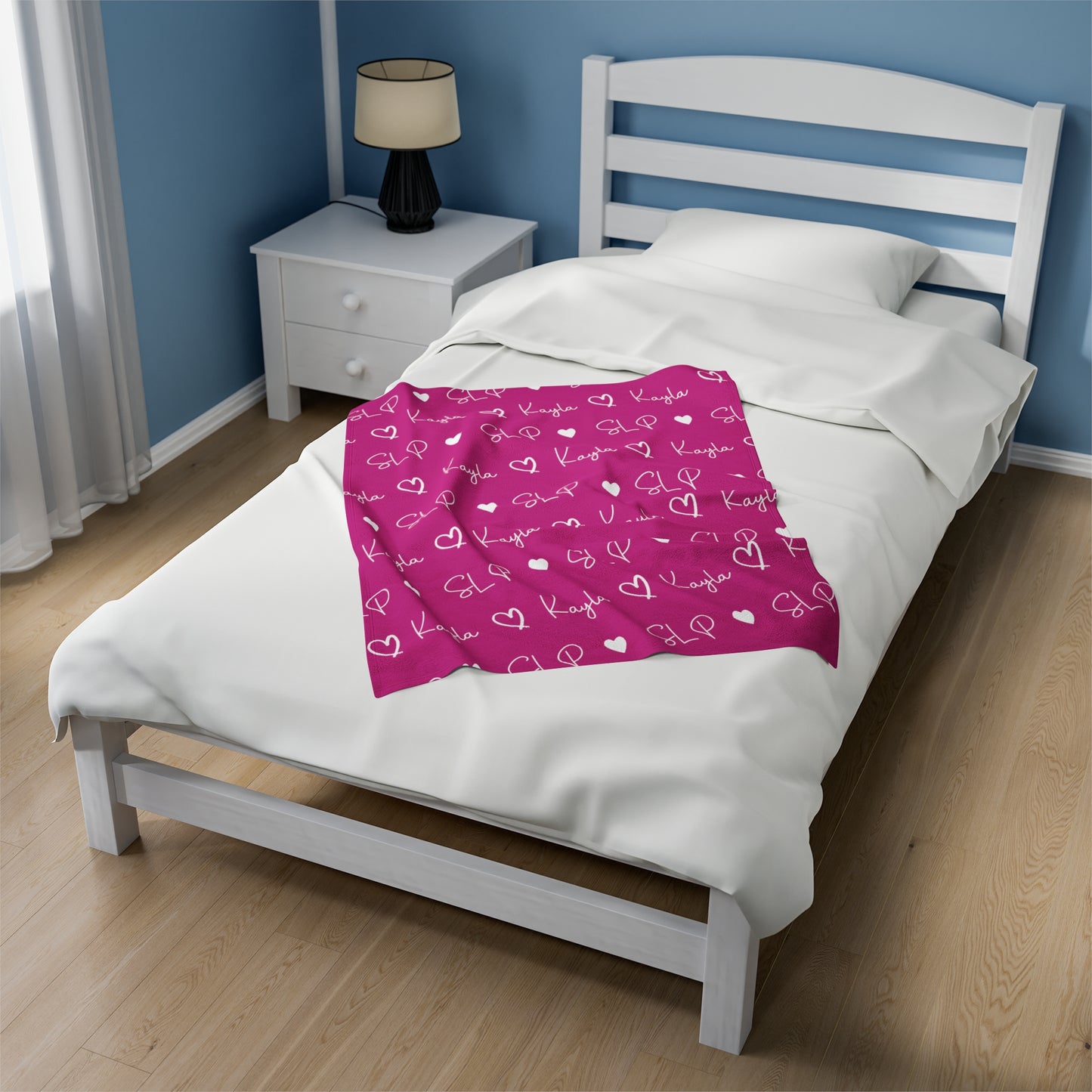 Custom Velveteen Plush Blanket for SLP - Multiple Colors