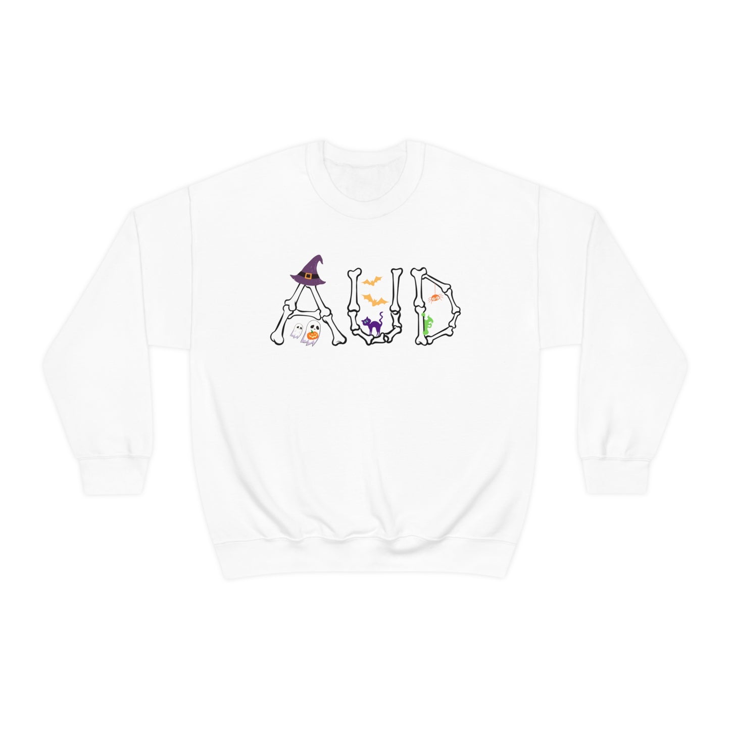 AUD Bones Halloween Sweatshirt for Audiologist