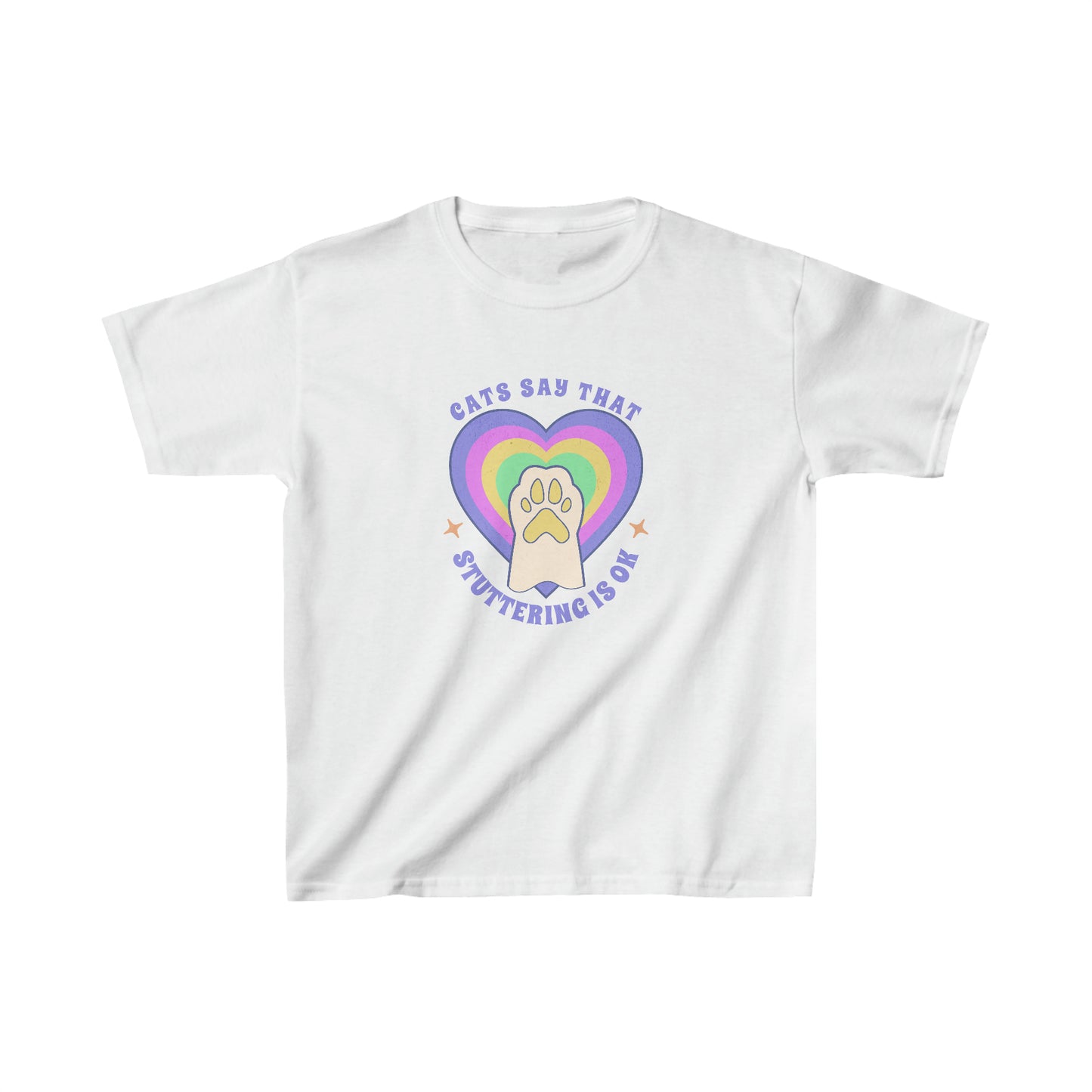Cats Say that Stuttering Is OK Kids Tshirt