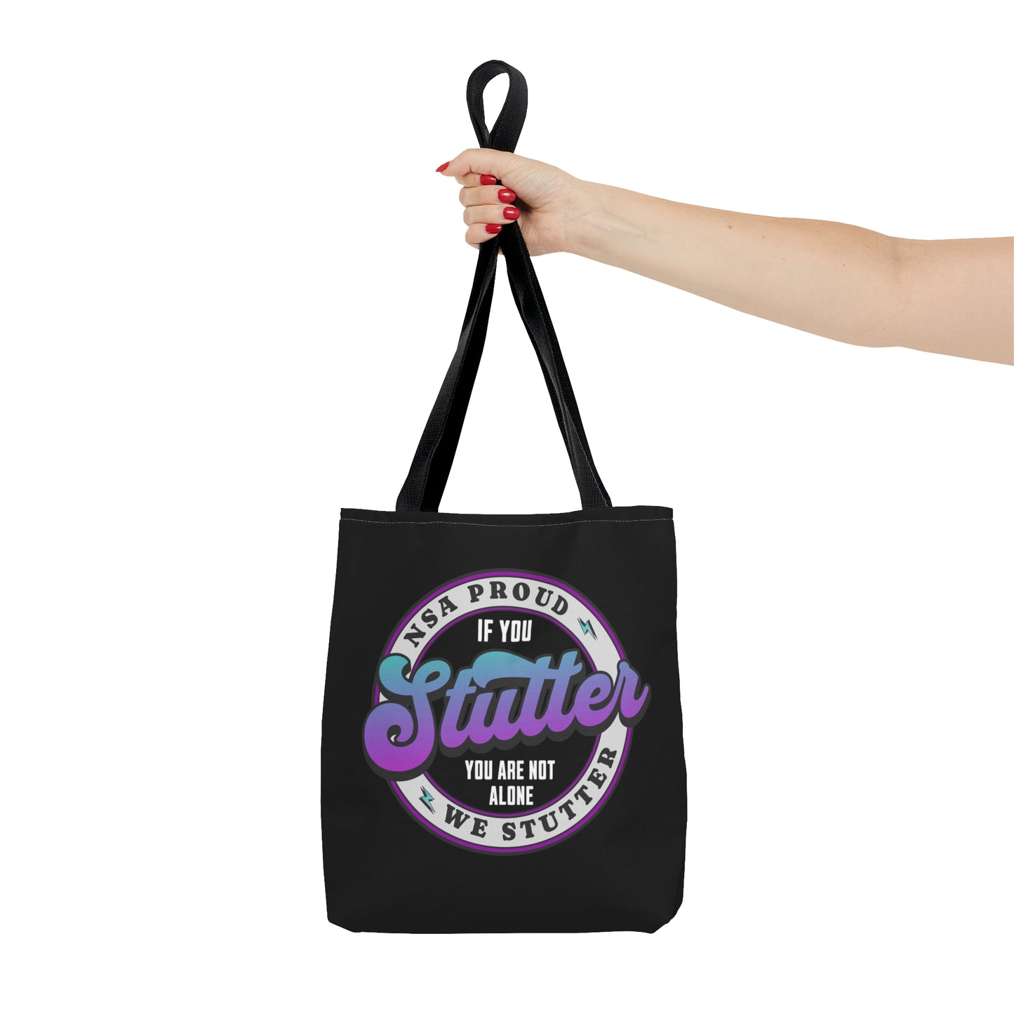 NSA Conference We Stutter If You Stutter You Are Note Alone - Tote Bag