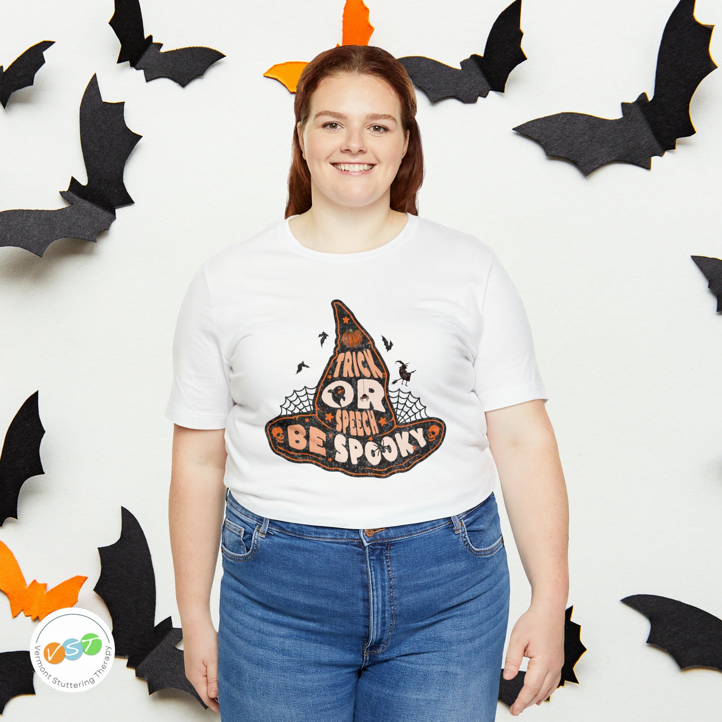Trick or Speech Witch Hat SLP SLPA Halloween Shirt