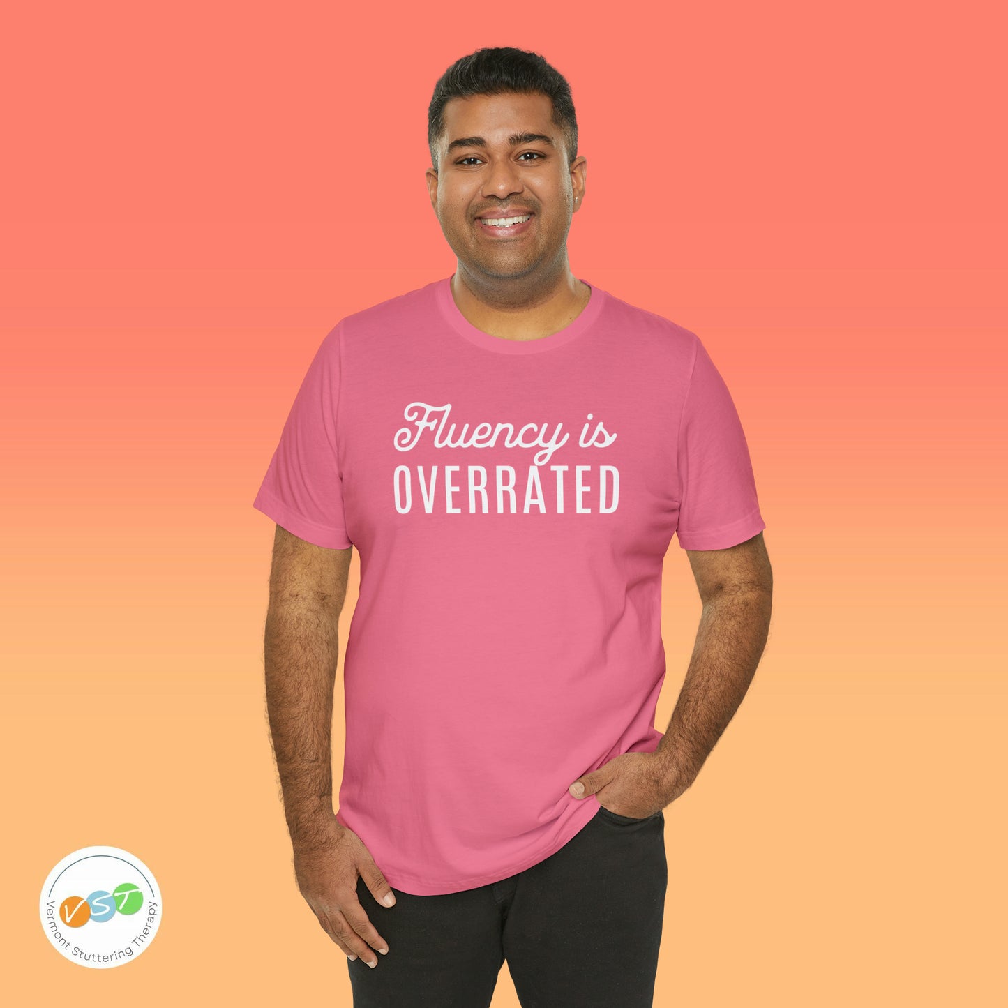 Fluency is Overrated Stuttering Tshirt