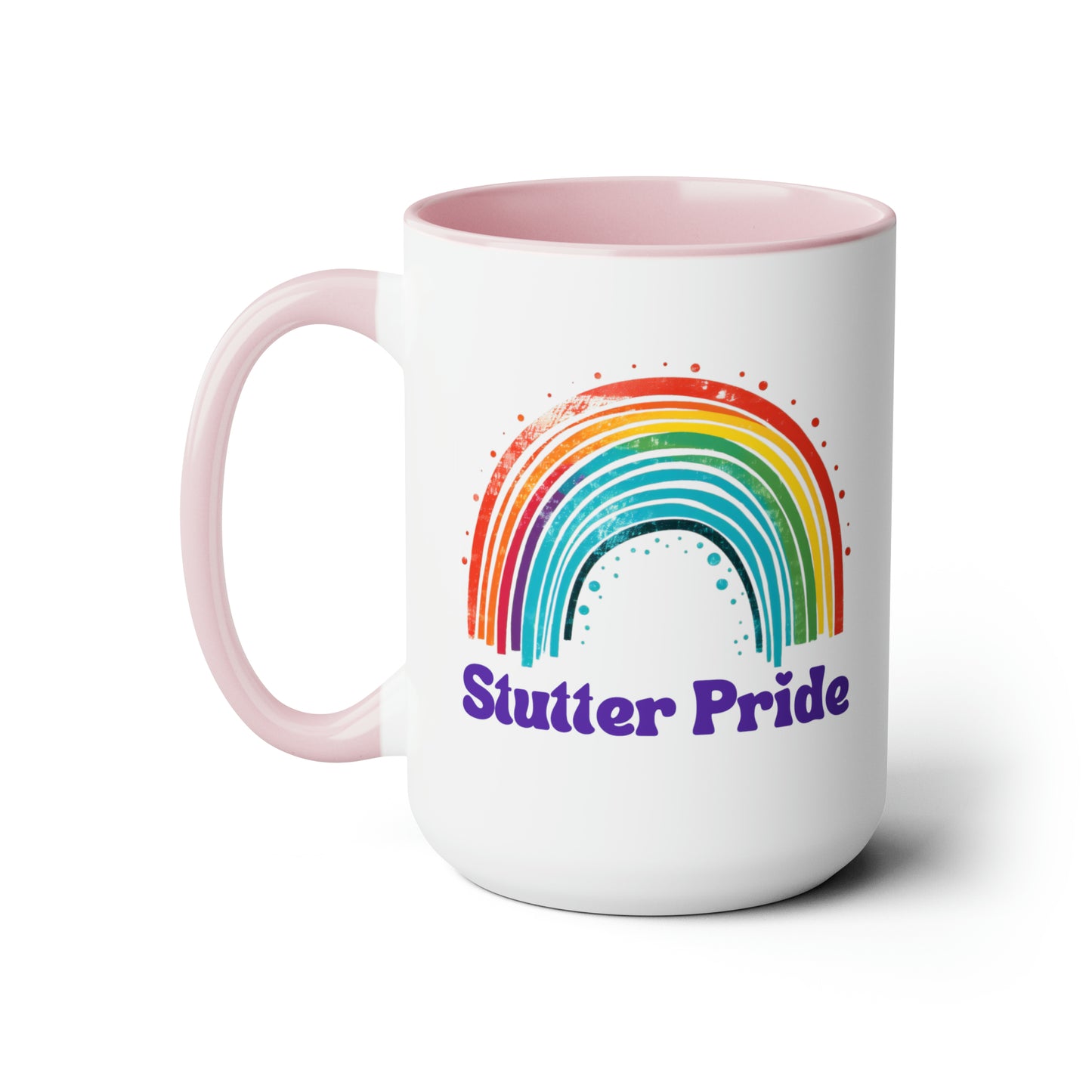 Stutter Pride Rainbow 15oz Mug