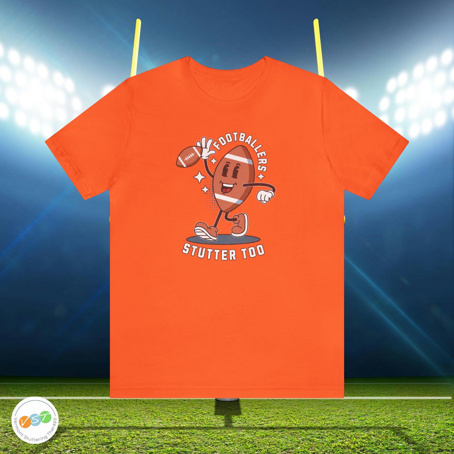 Footballers Stutter Too Retro T-shirt