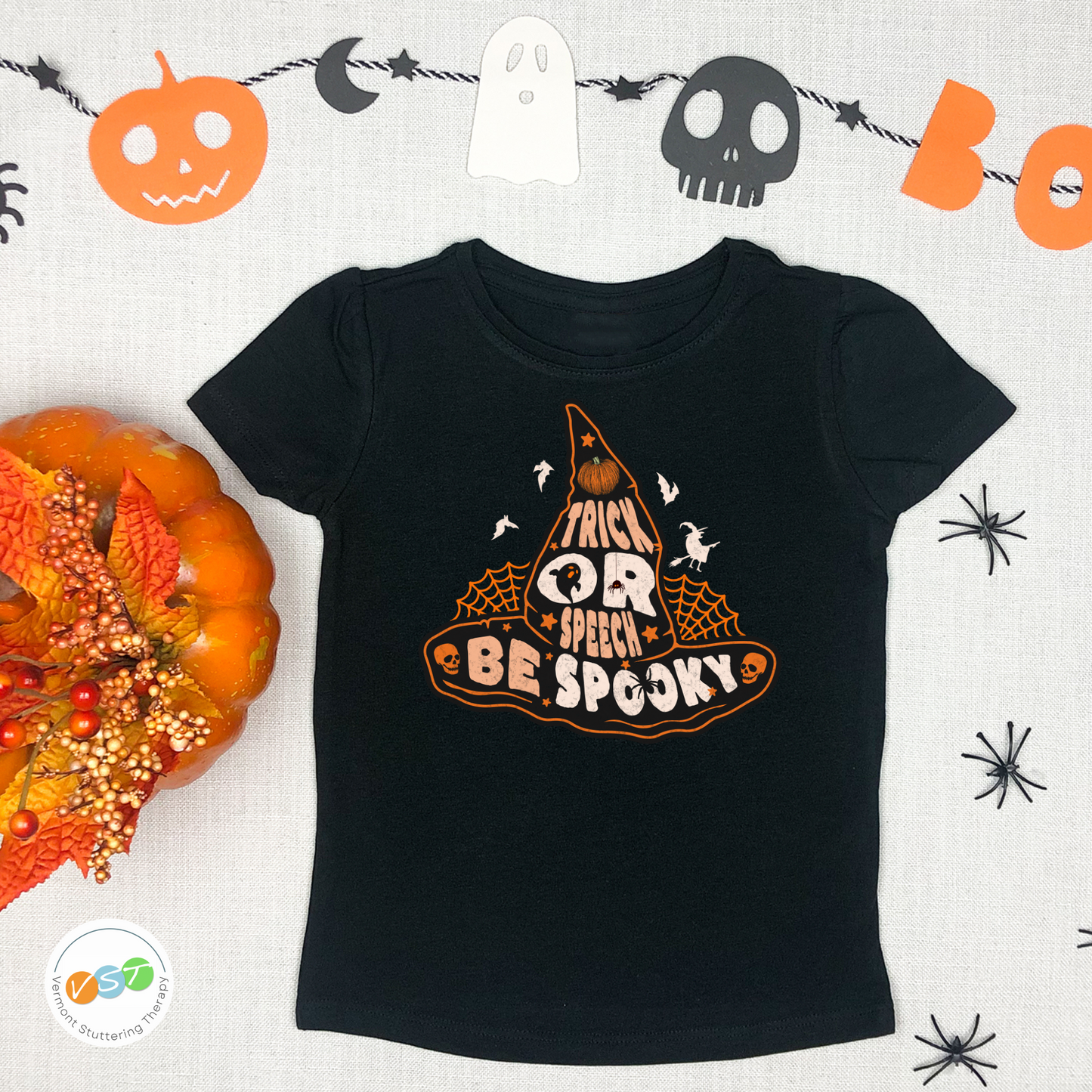 Trick or Speech Witch Hat SLP SLPA Halloween Shirt