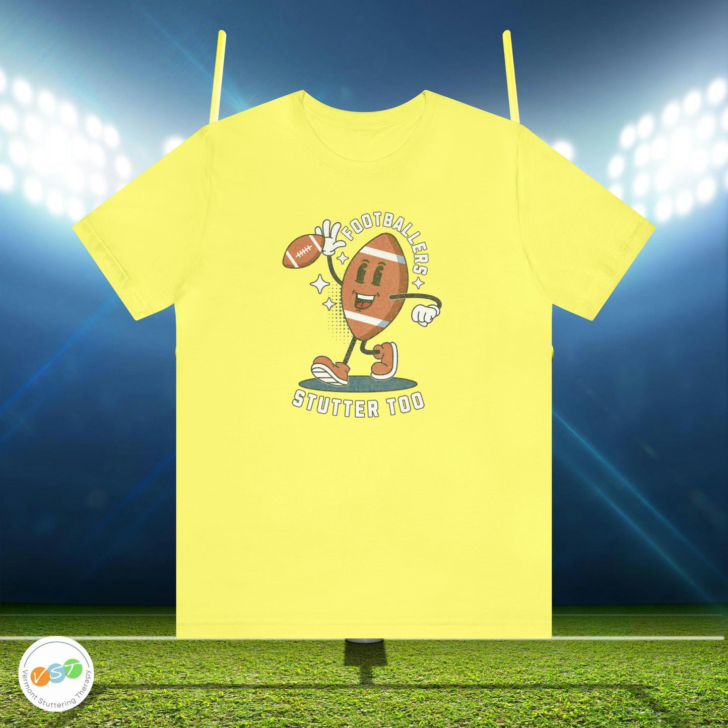 Footballers Stutter Too Retro T-shirt