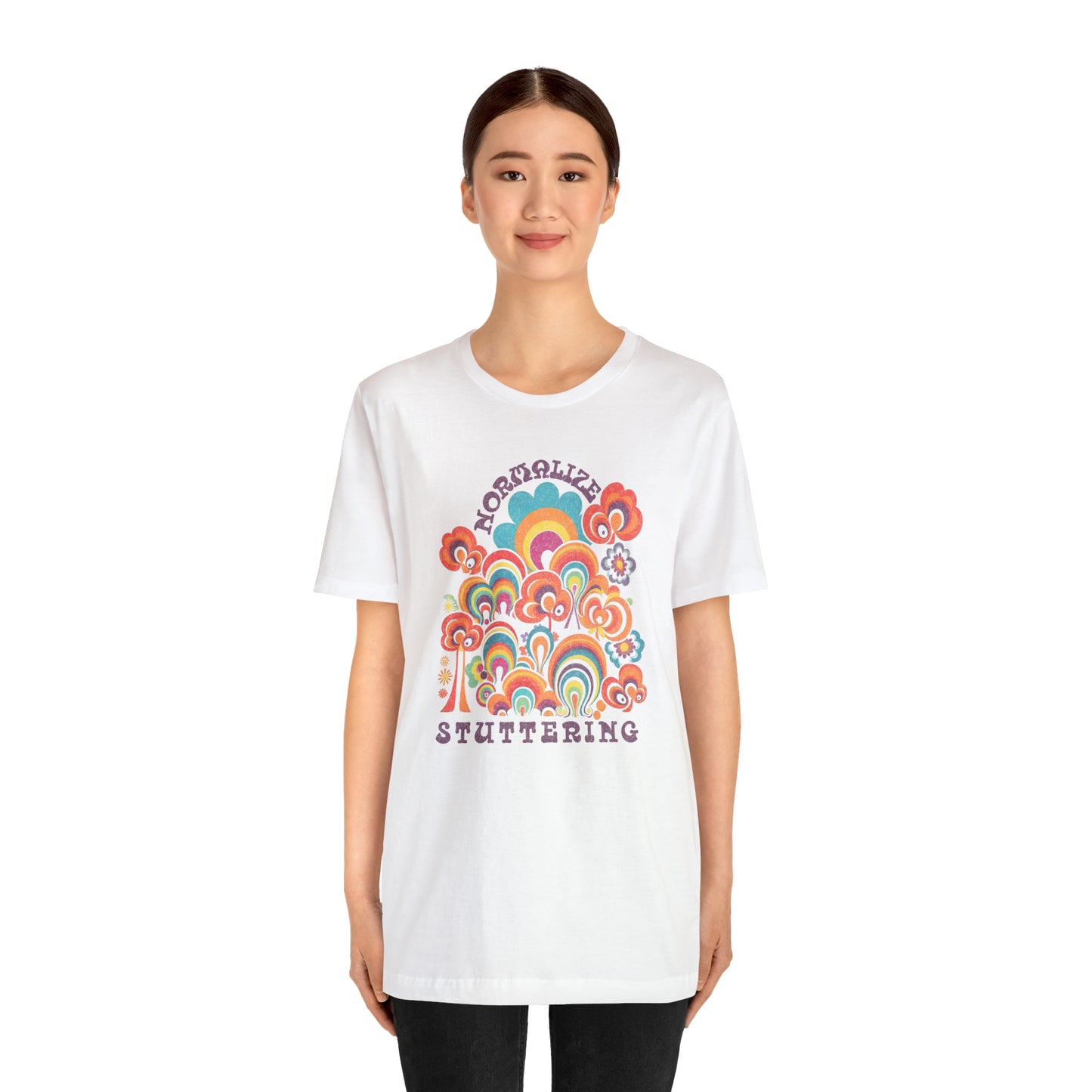 Normalize Stuttering 70s Groovy T-shirt