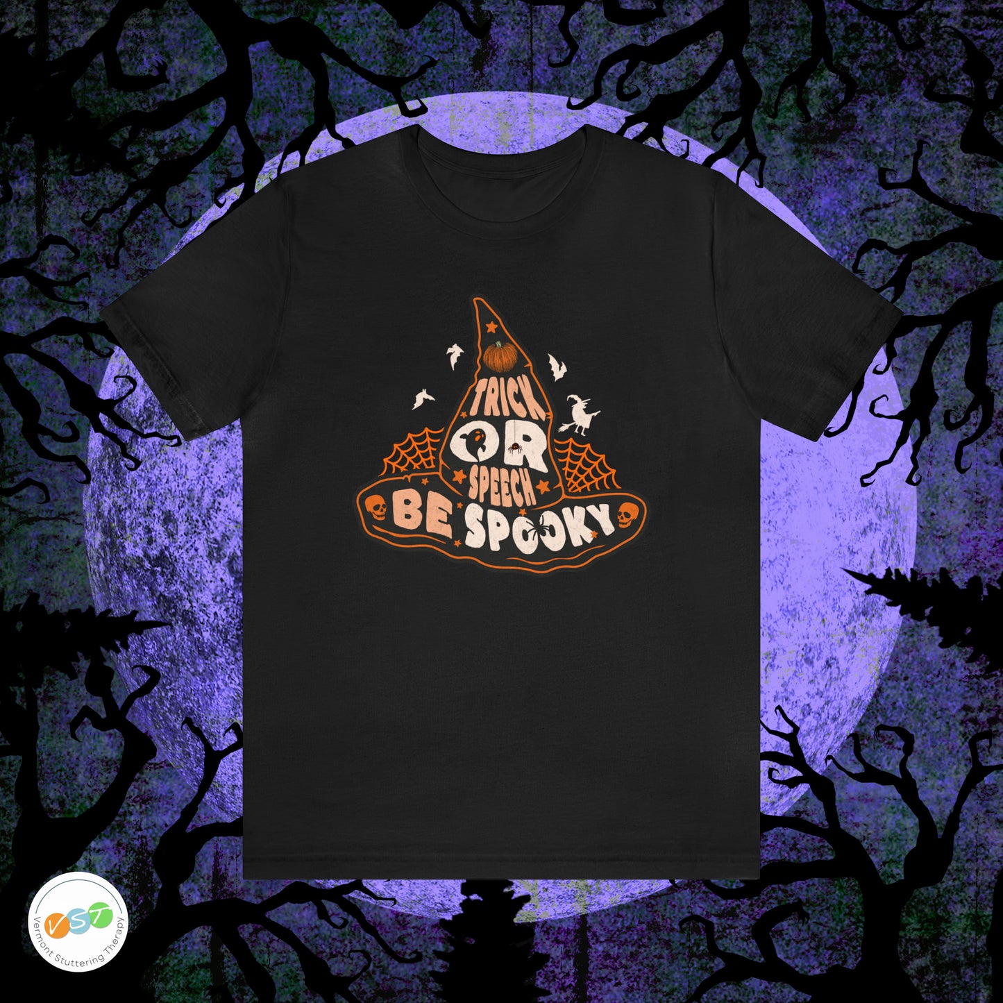 Trick or Speech Witch Hat SLP SLPA Halloween Shirt