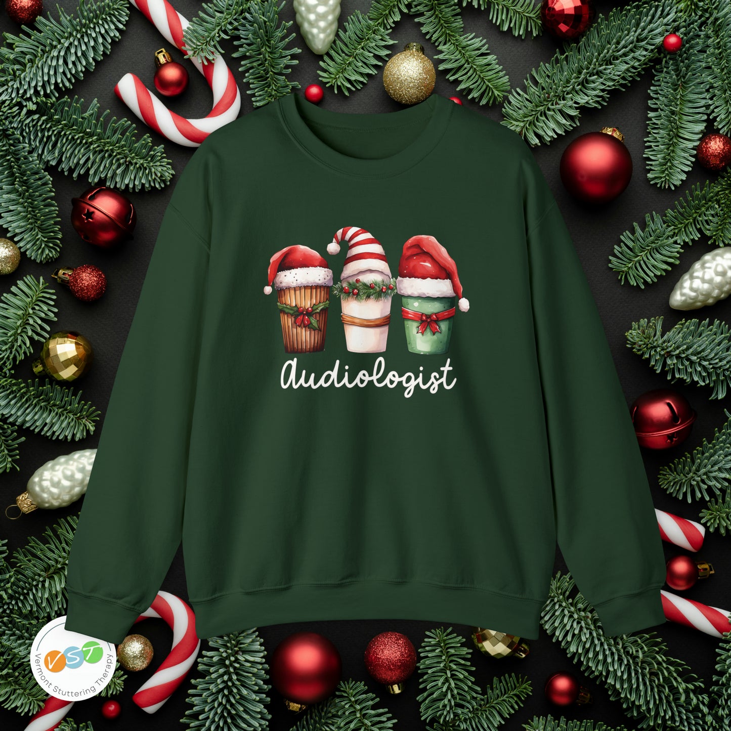 Audiologist Christmas Coffee Sweatshirt