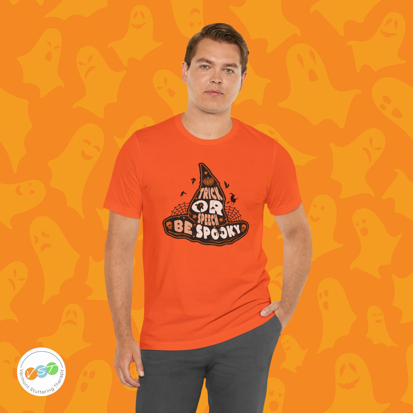 Trick or Speech Witch Hat SLP SLPA Halloween Shirt