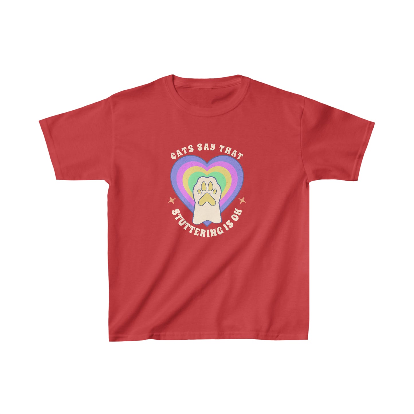 Cats Say that Stuttering Is OK Kids Tshirt