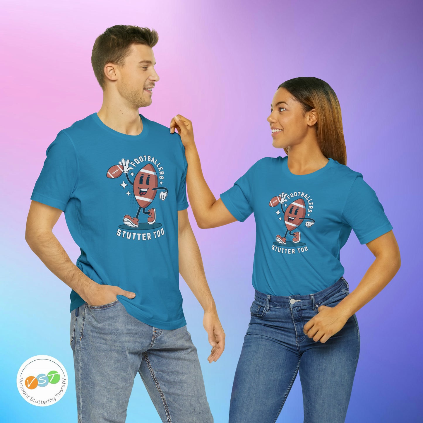 Footballers Stutter Too Retro T-shirt