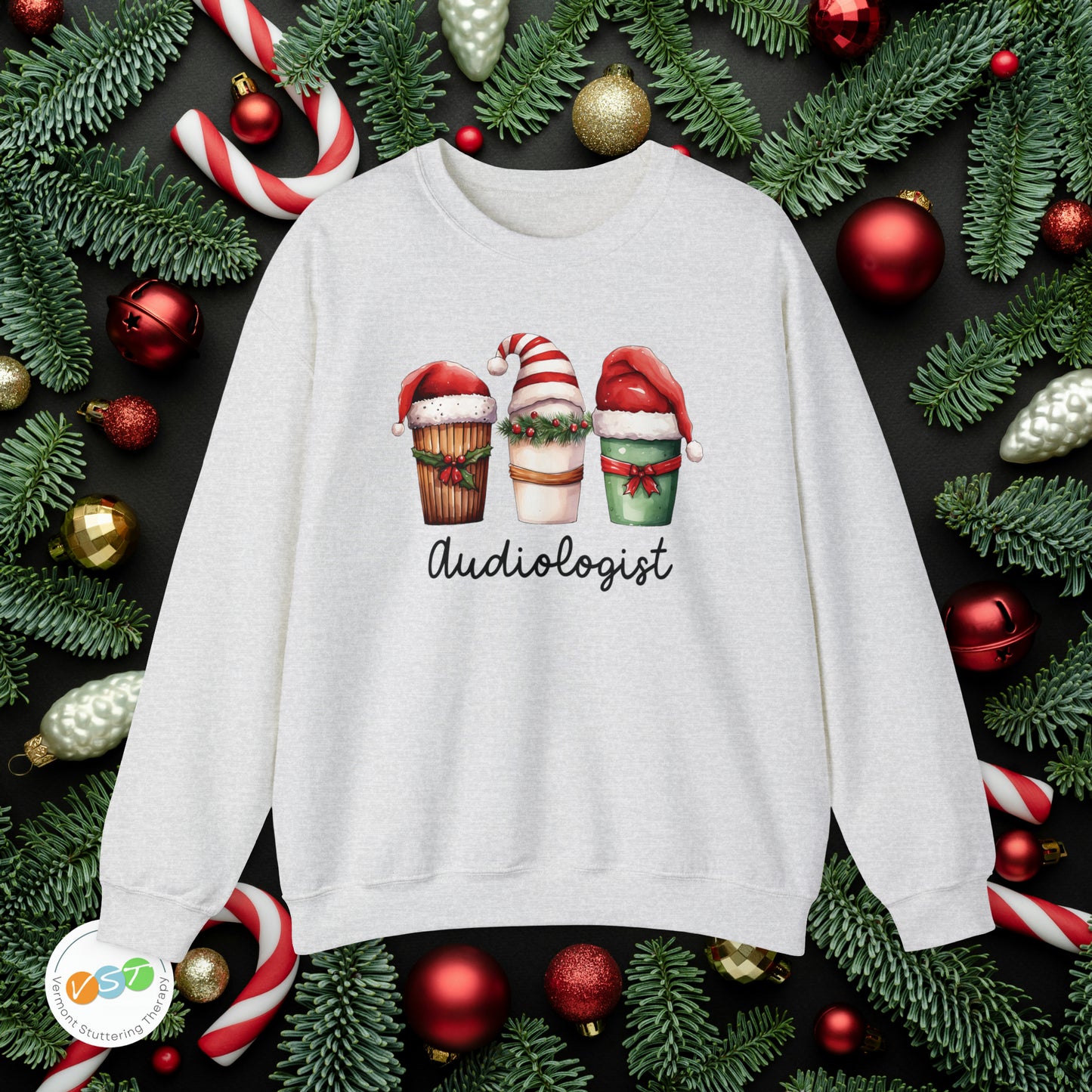 Audiologist Christmas Coffee Sweatshirt