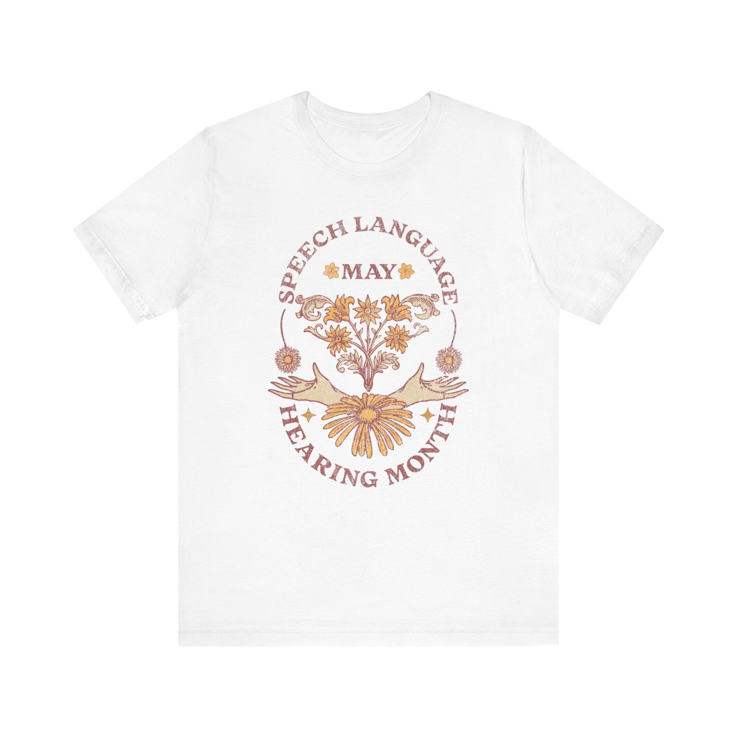 Boho Speech Language Hearing Month Tshirt for SLP