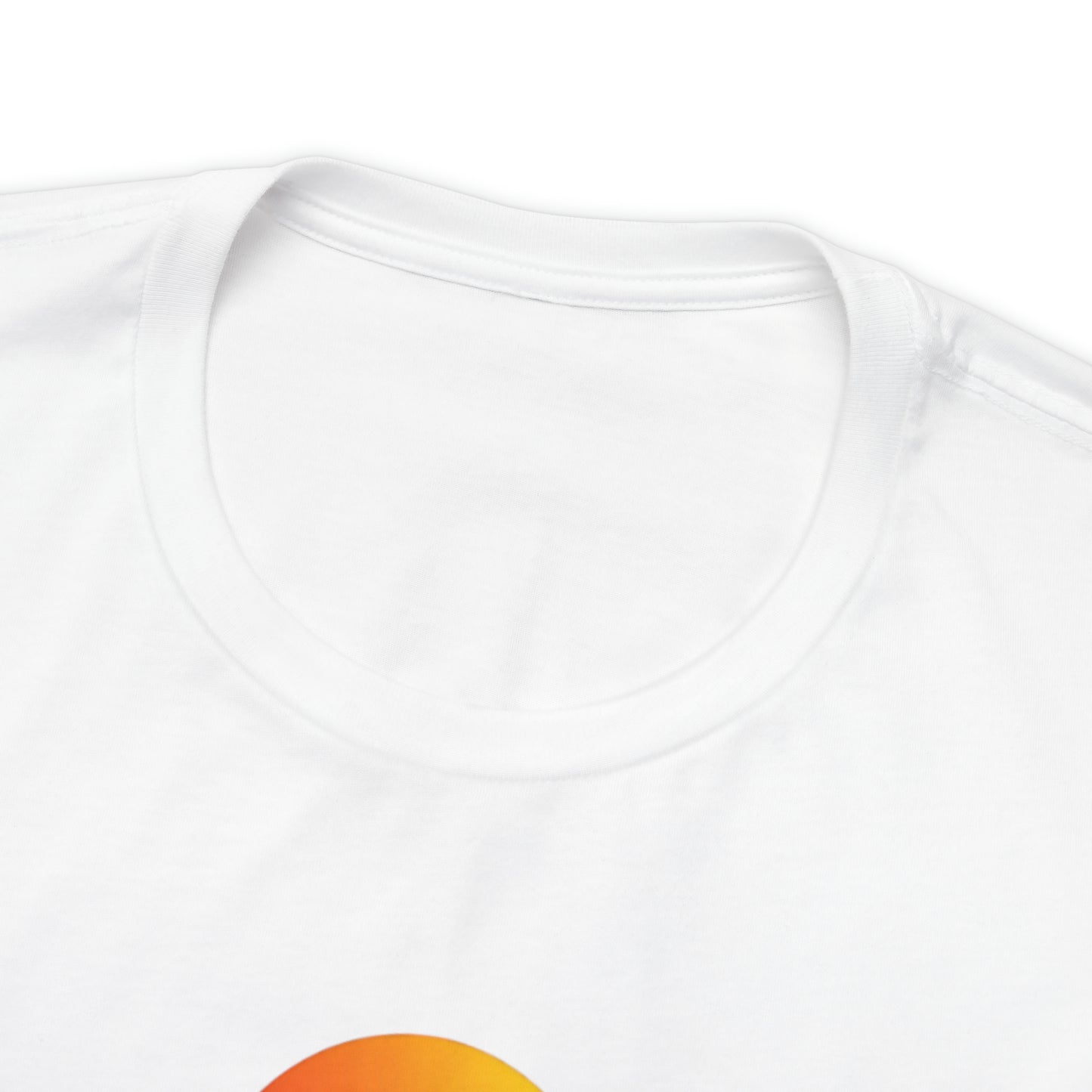It's OK to Stutter 70s Groovy Rainbow T-shirt