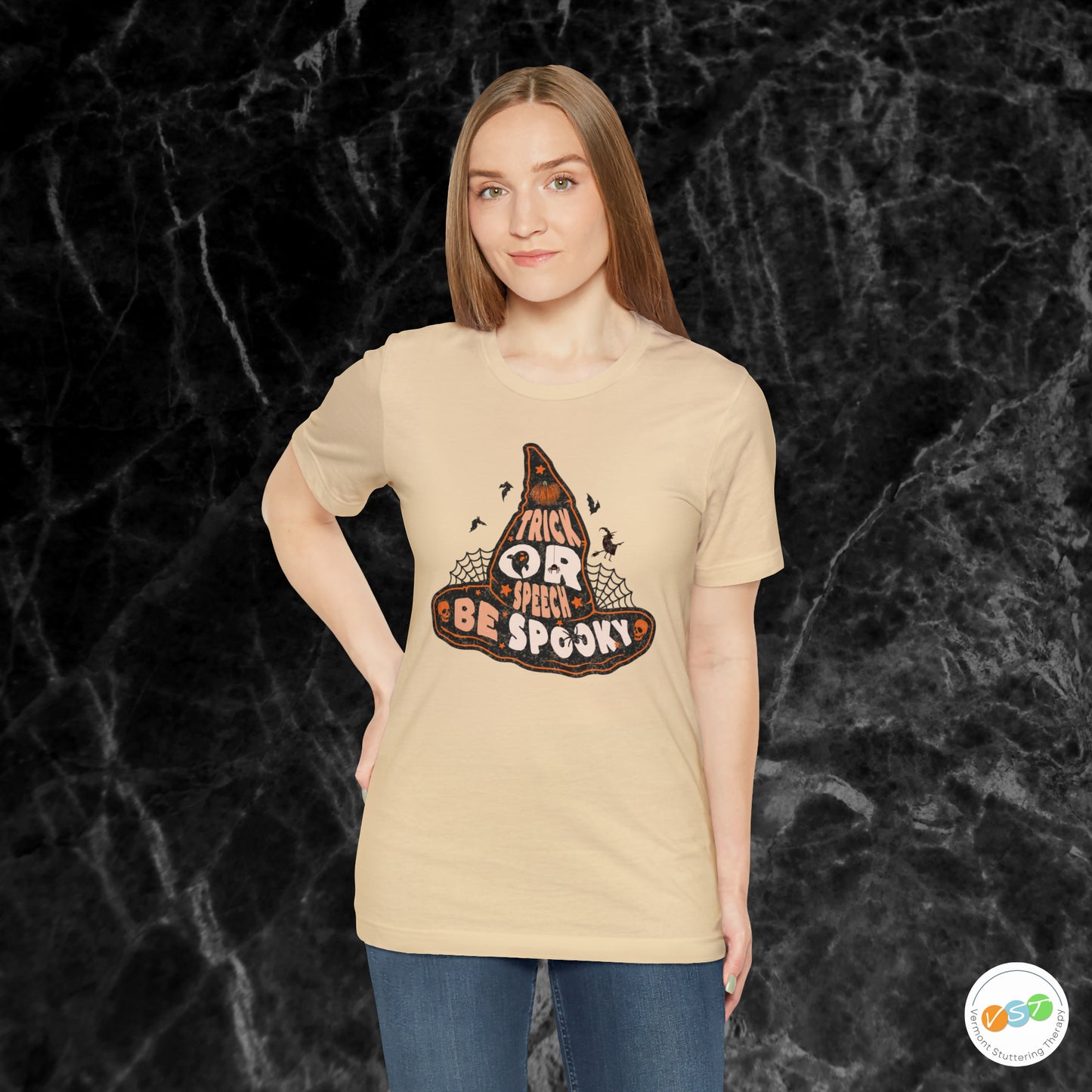 Trick or Speech Witch Hat SLP SLPA Halloween Shirt