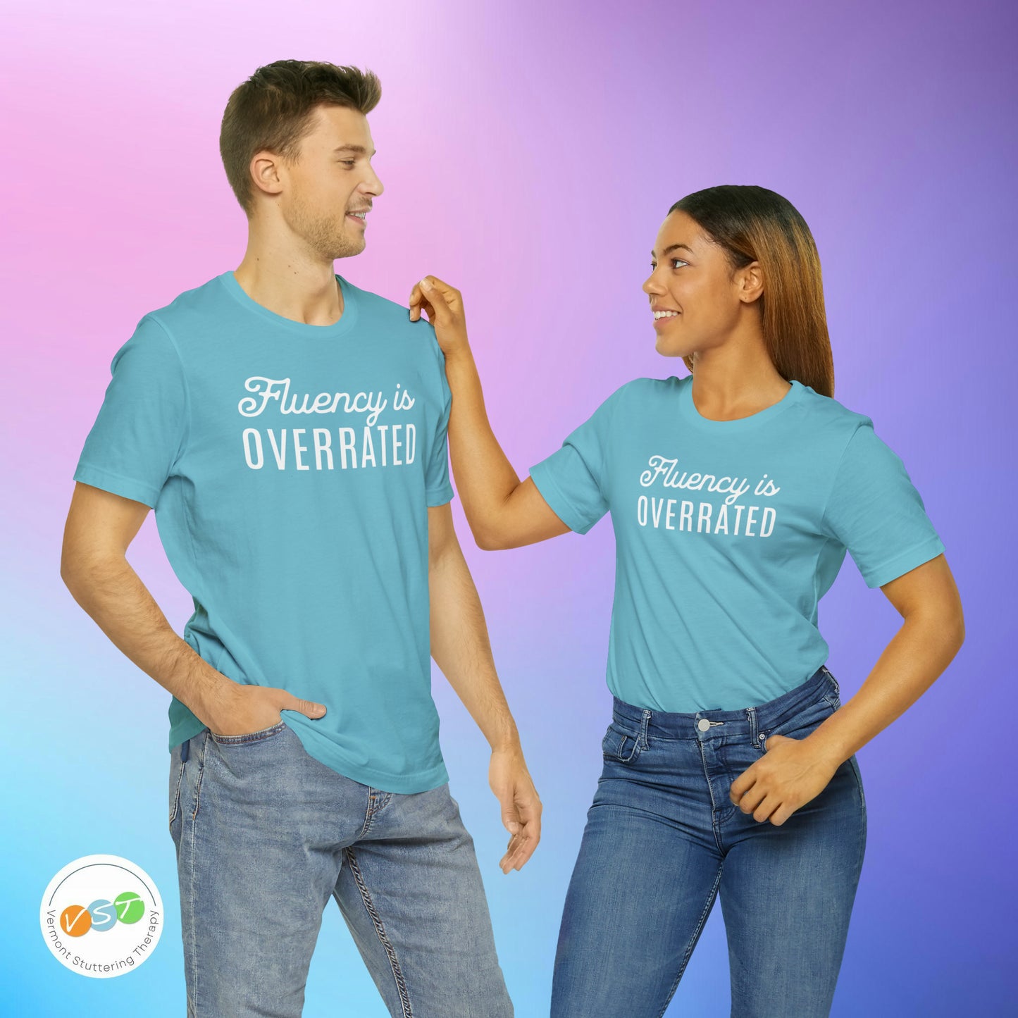Fluency is Overrated Stuttering Tshirt