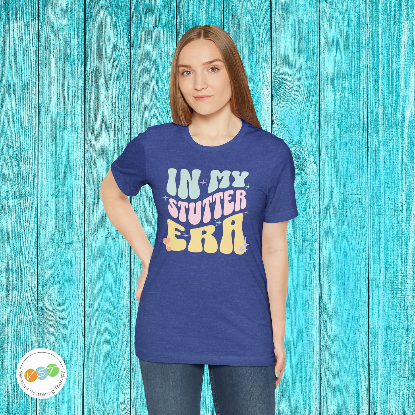 In My Stutter Era Pastel Retro T-shirt