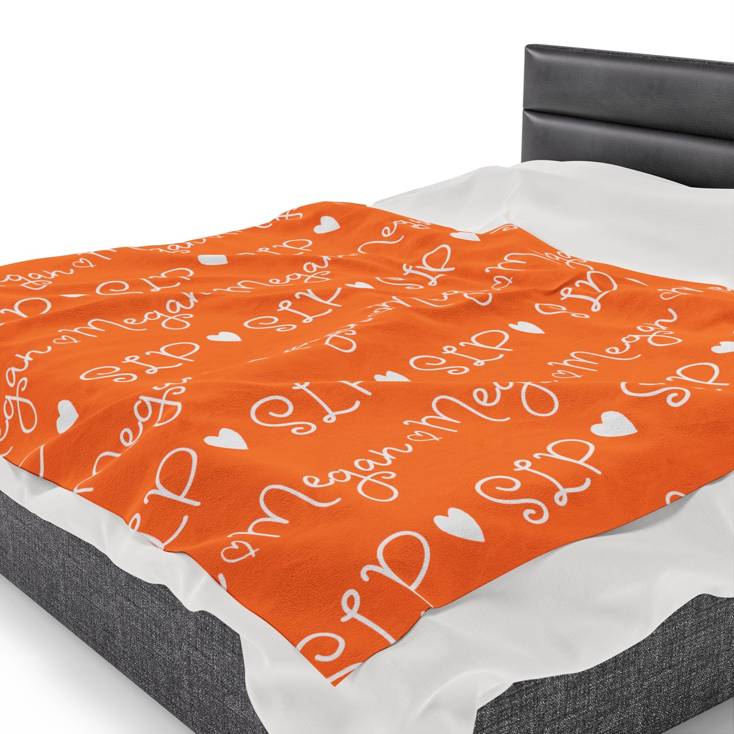 Custom Velveteen Plush Blanket for SLP